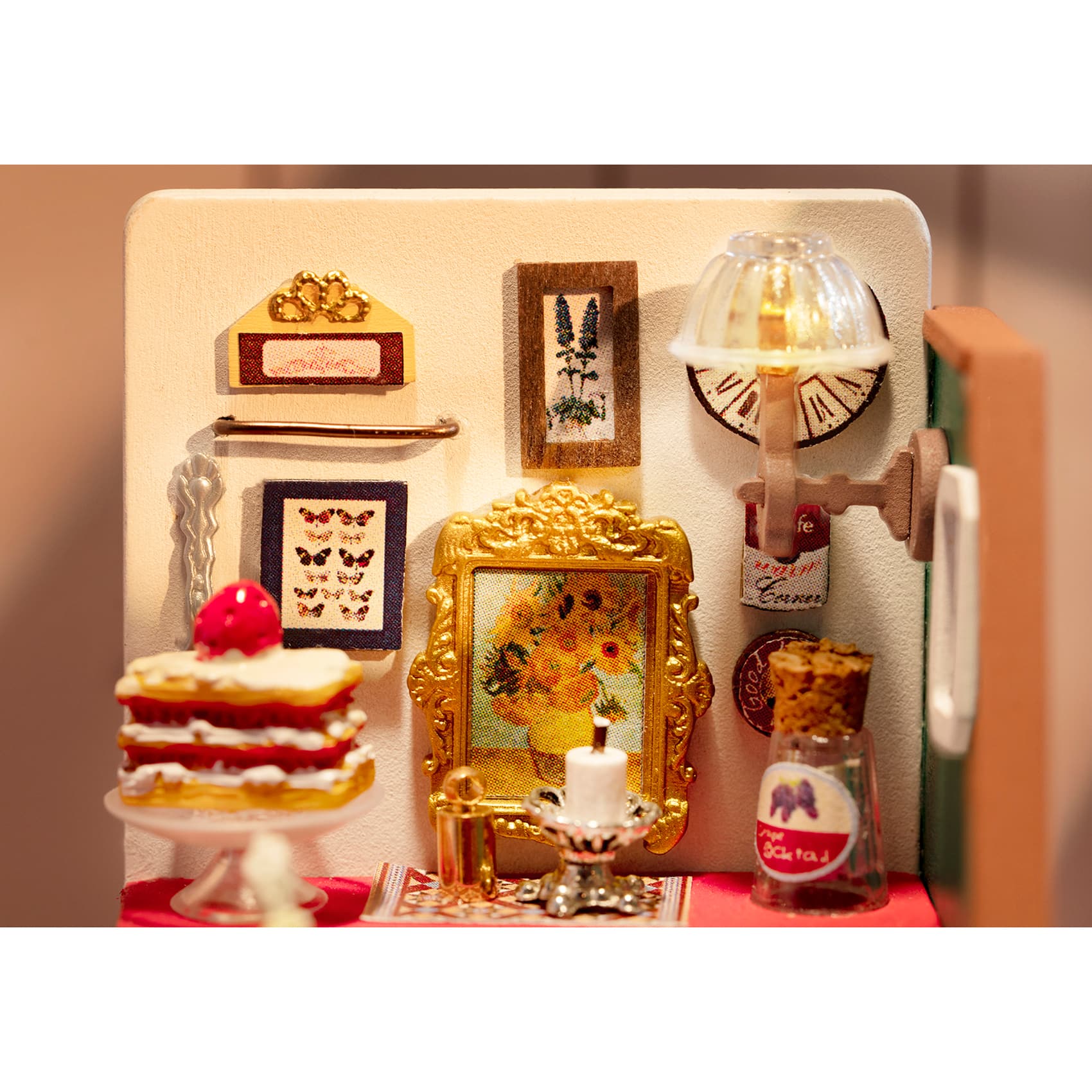 Rolife Holiday Living Room DIY Miniature Kit