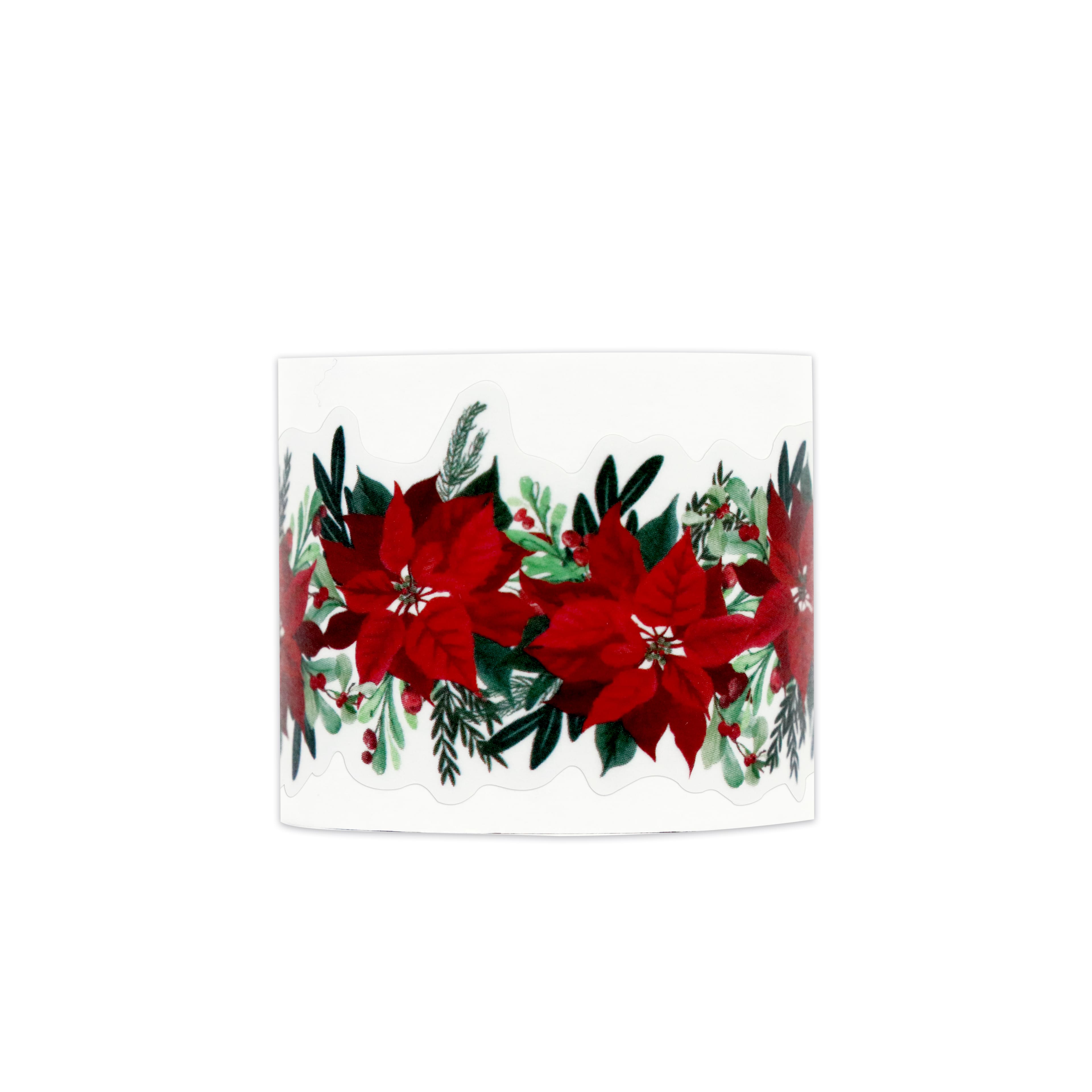 Poinsettia Die Cut Washi Crafting Tape by Recollections&#x2122;