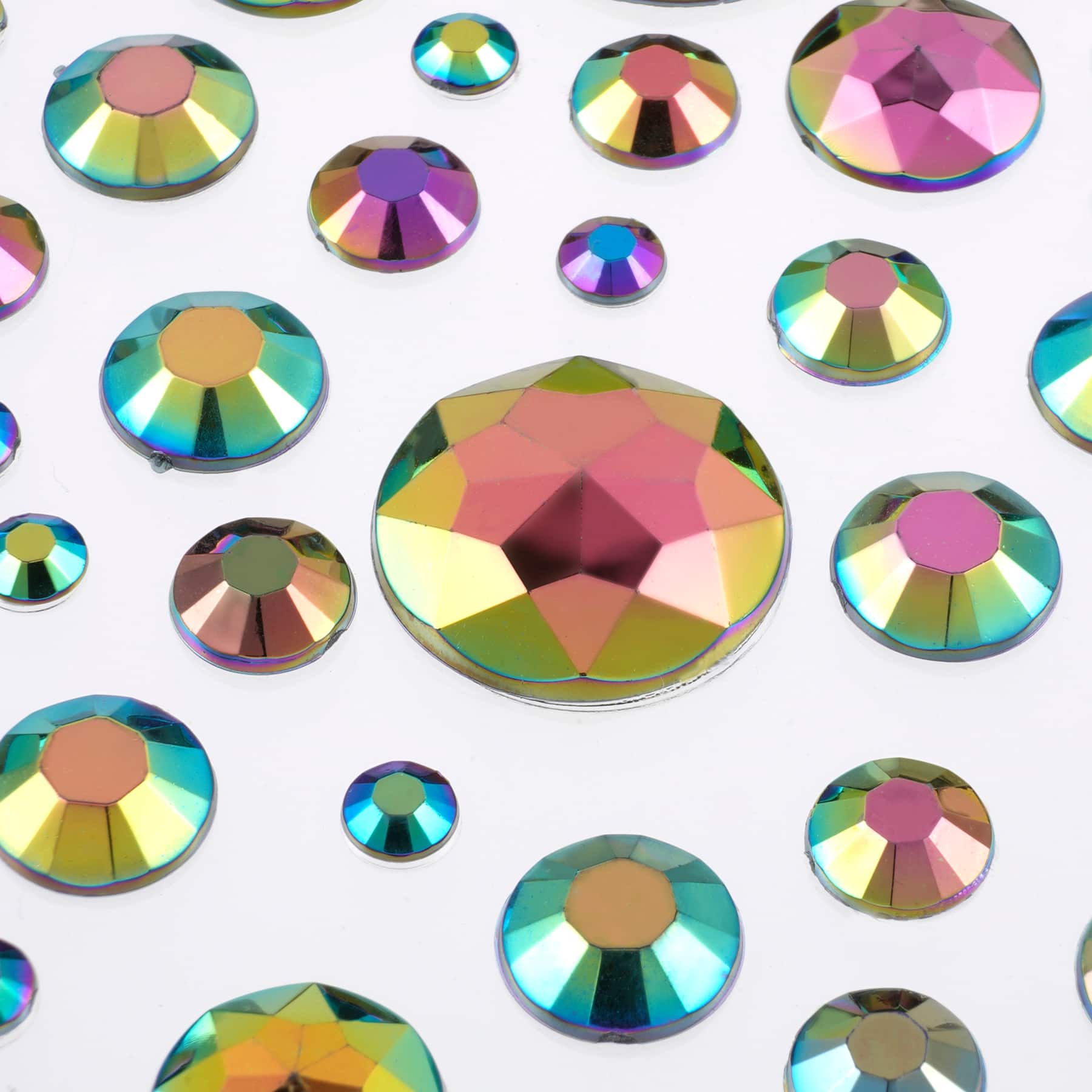 12 Pack: Black AB Crystal Bling Stickers by Recollections™