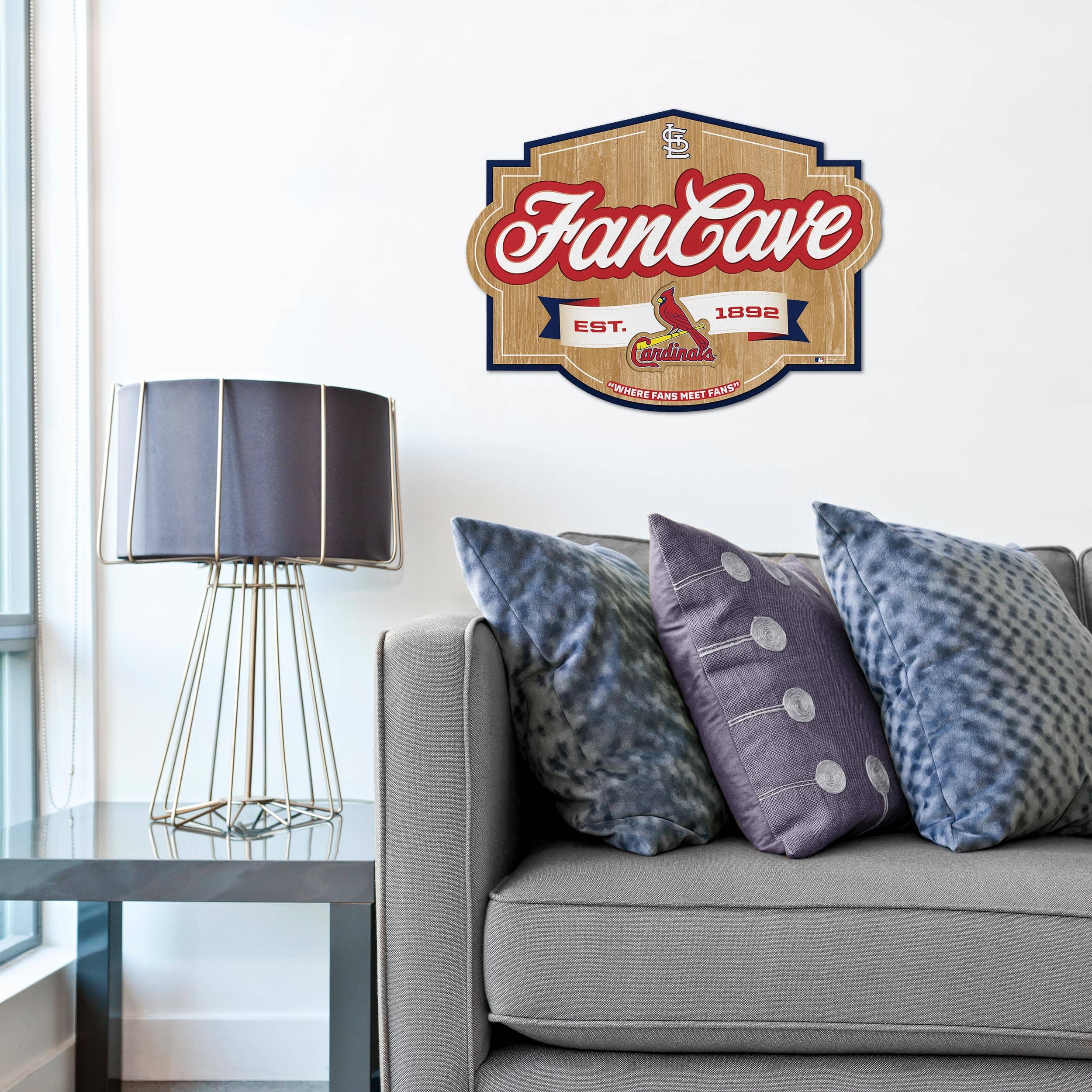MLB Fan Cave Sign