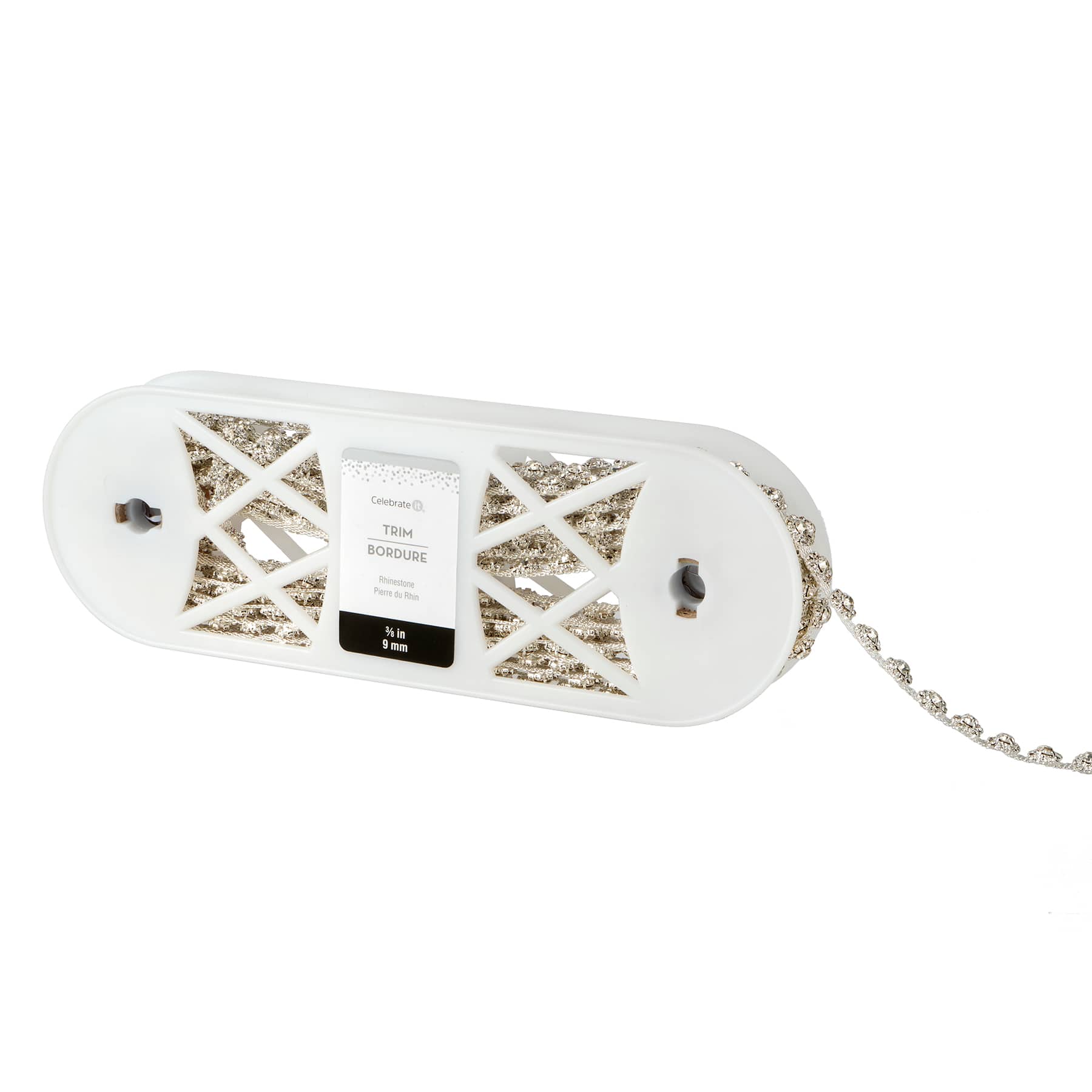 3/8&#x22; Rhinestone Trim Ribbon by Celebrate It&#xAE;
