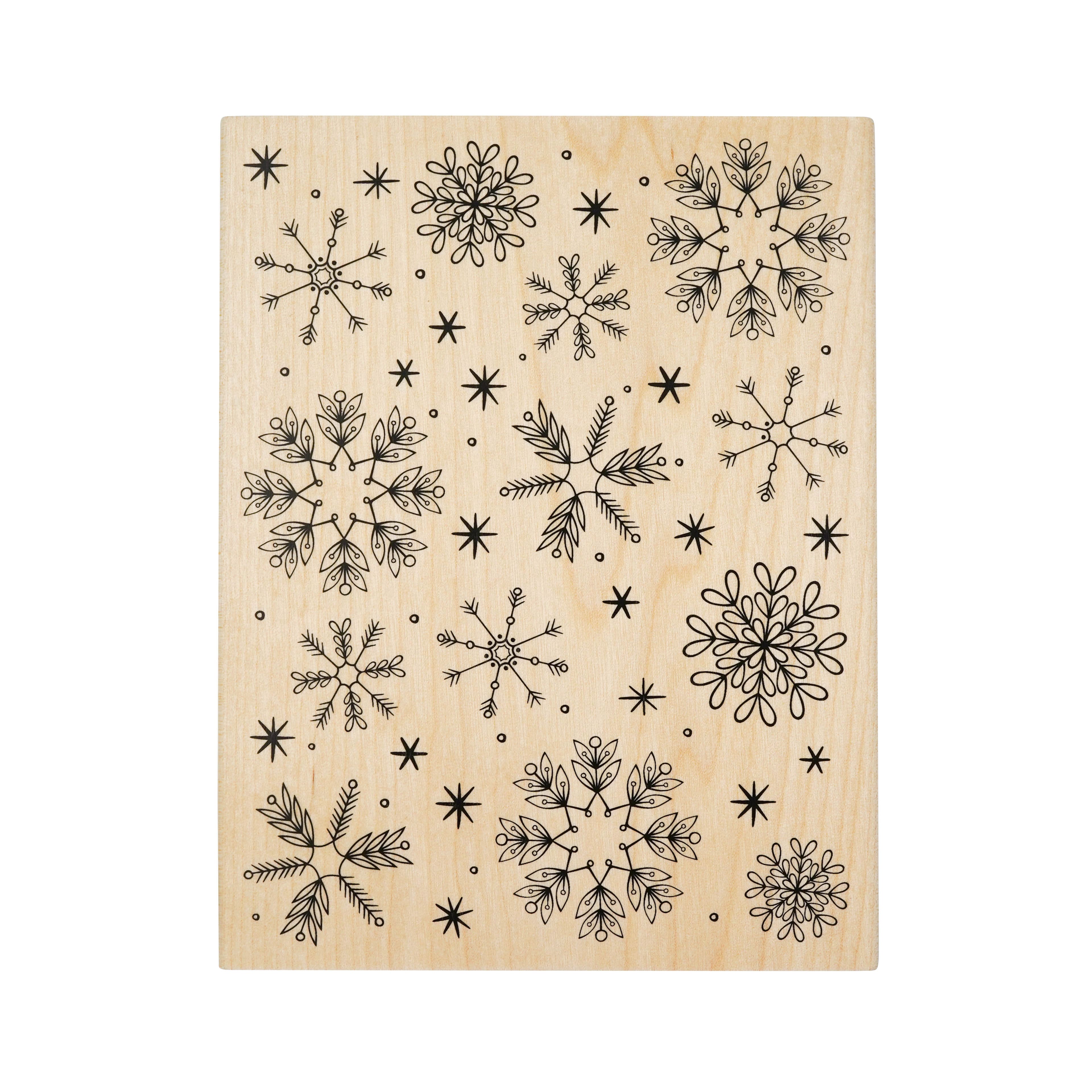 Snowflakes Wood Stamp by Recollections&#x2122;