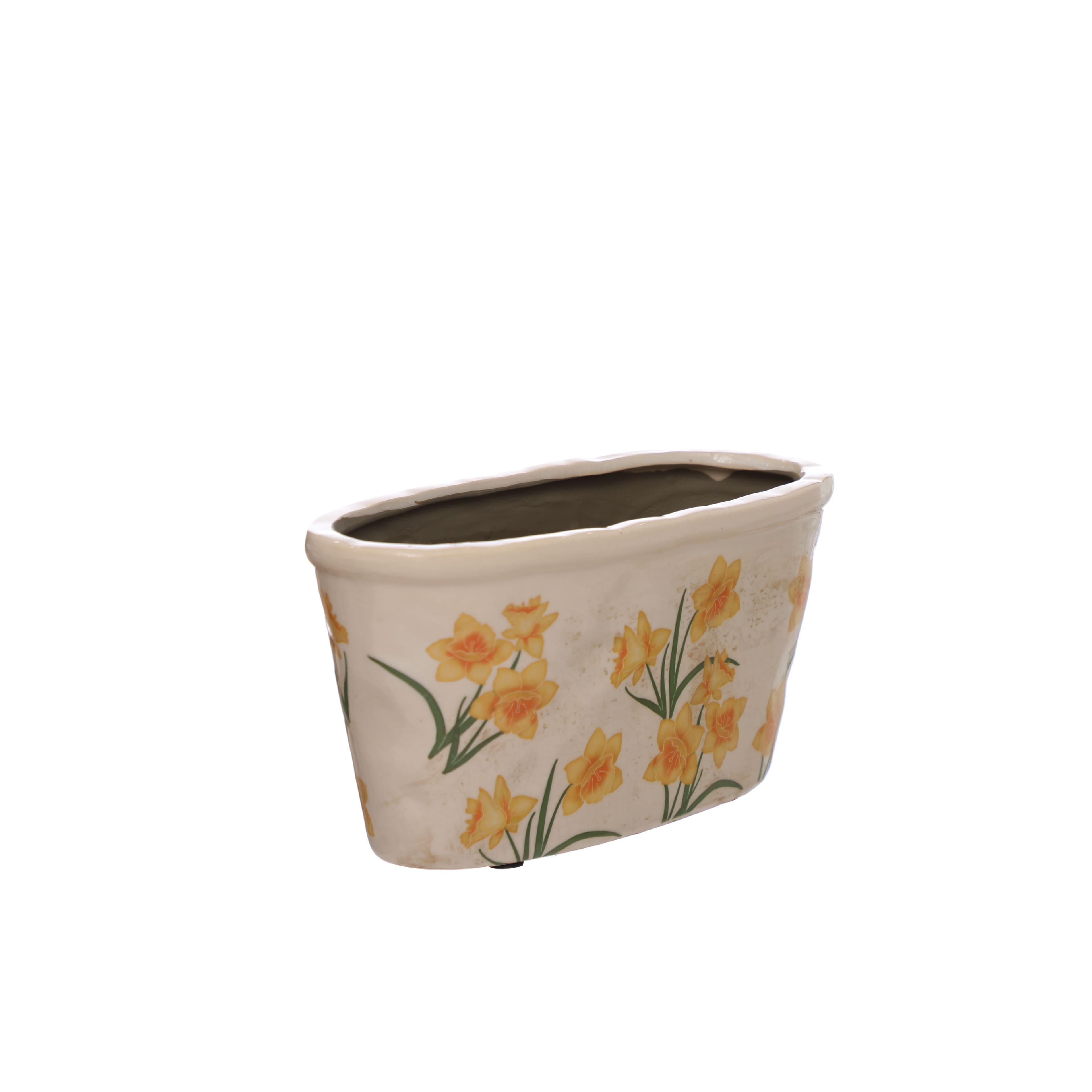 9&#x22; Ceramic Planter with Daffodils by Ashland&#xAE;