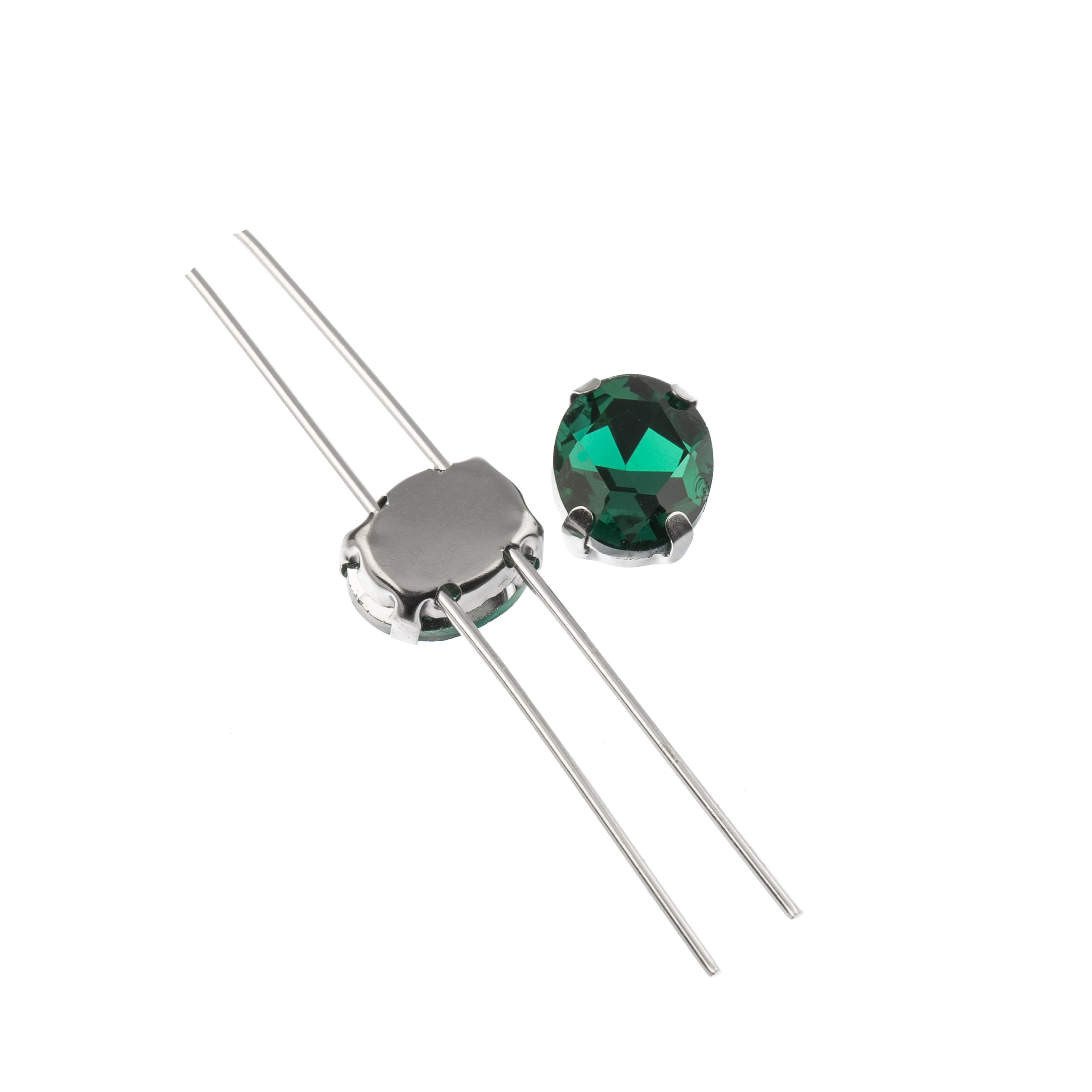 John Bead Crystal Lane 10mm Sew-On Rhinestones, 8ct.