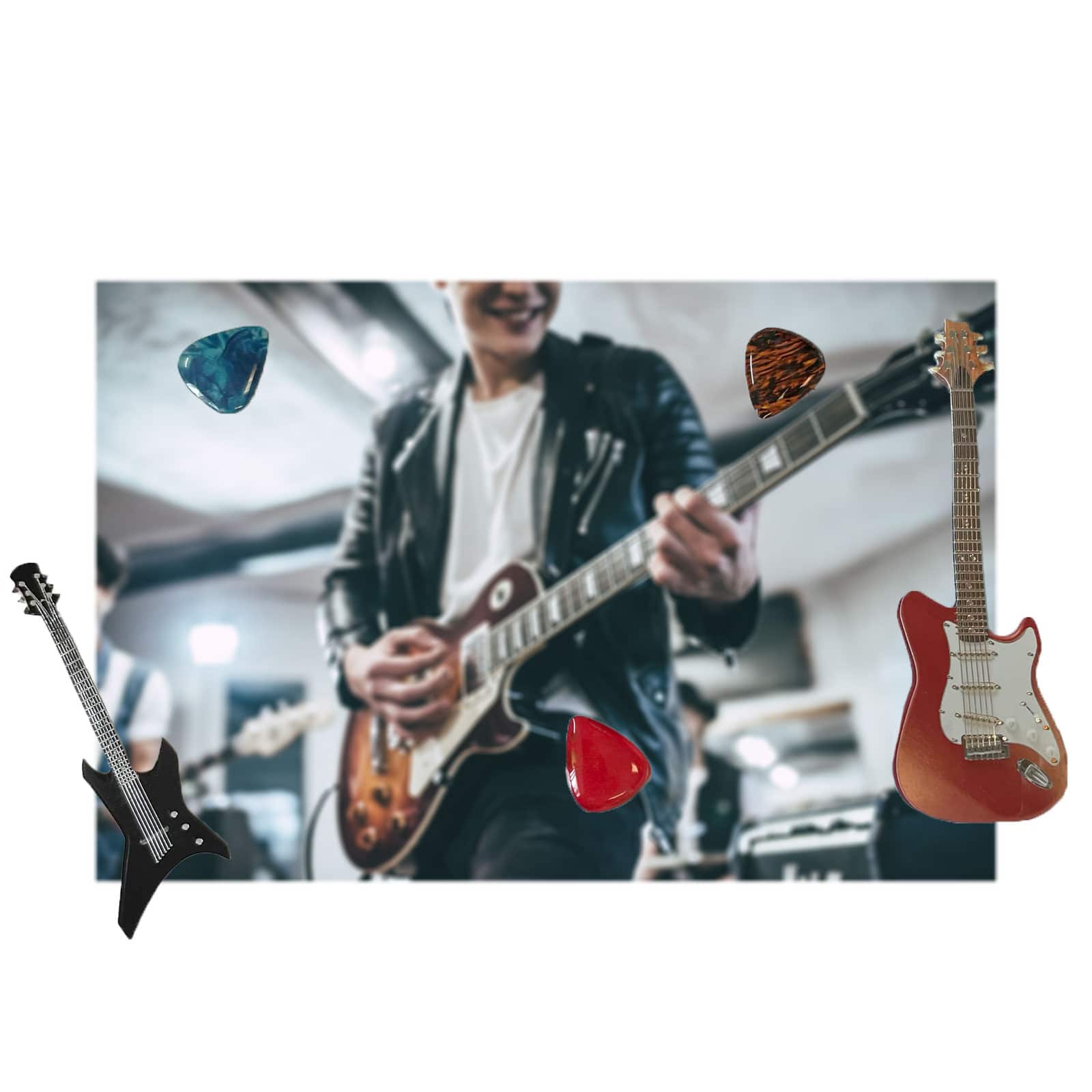 Electric Guitar Stickers by Recollections™