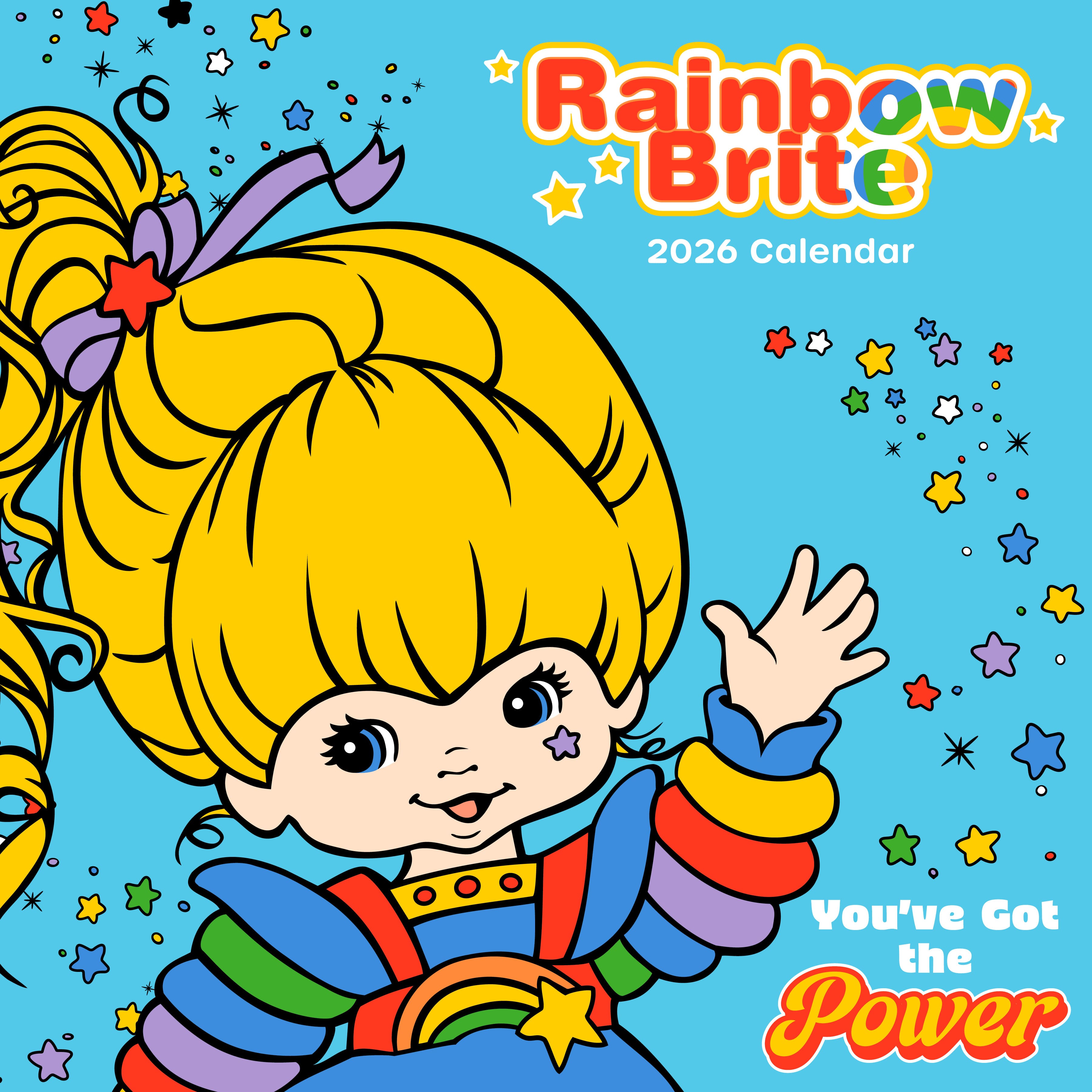 2026 Rainbow Brite Wall Calendar