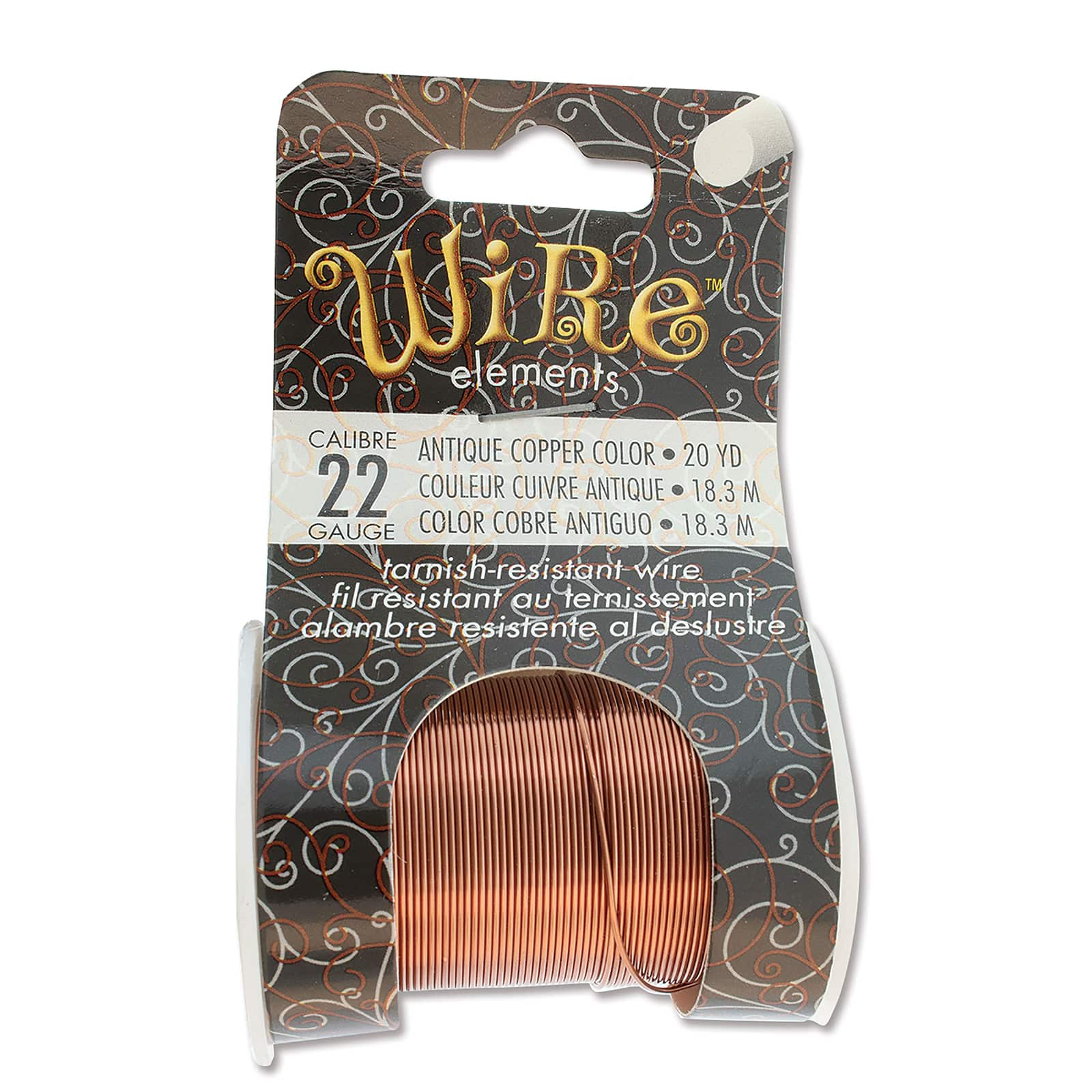 22 Gauge Jewelry Wire, Craft Wire Tarnish Resistant Copper Beading