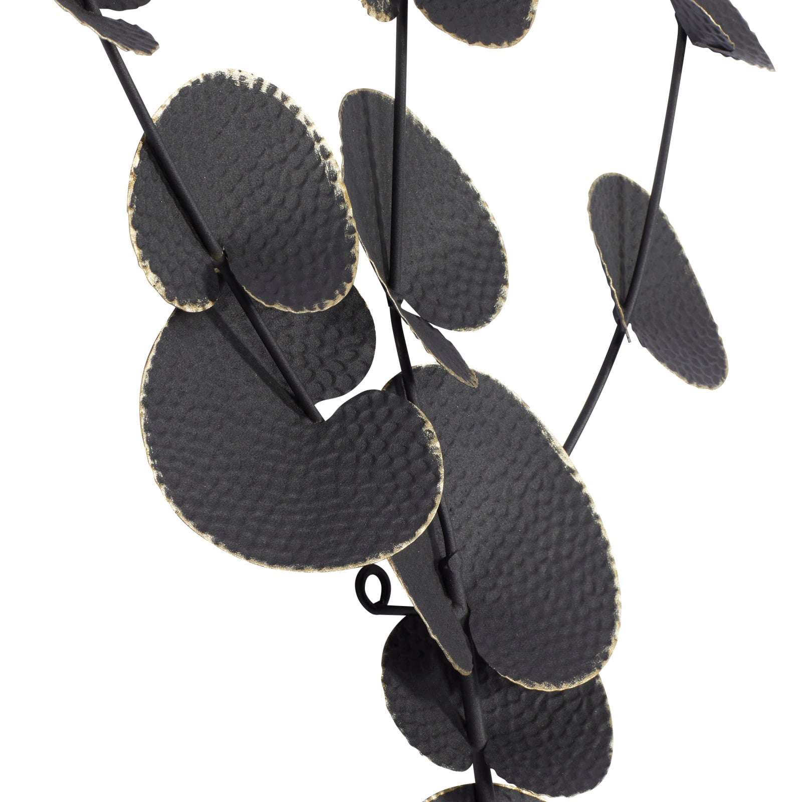36&#x22; Black Metal Contemporary Wall D&#xE9;cor