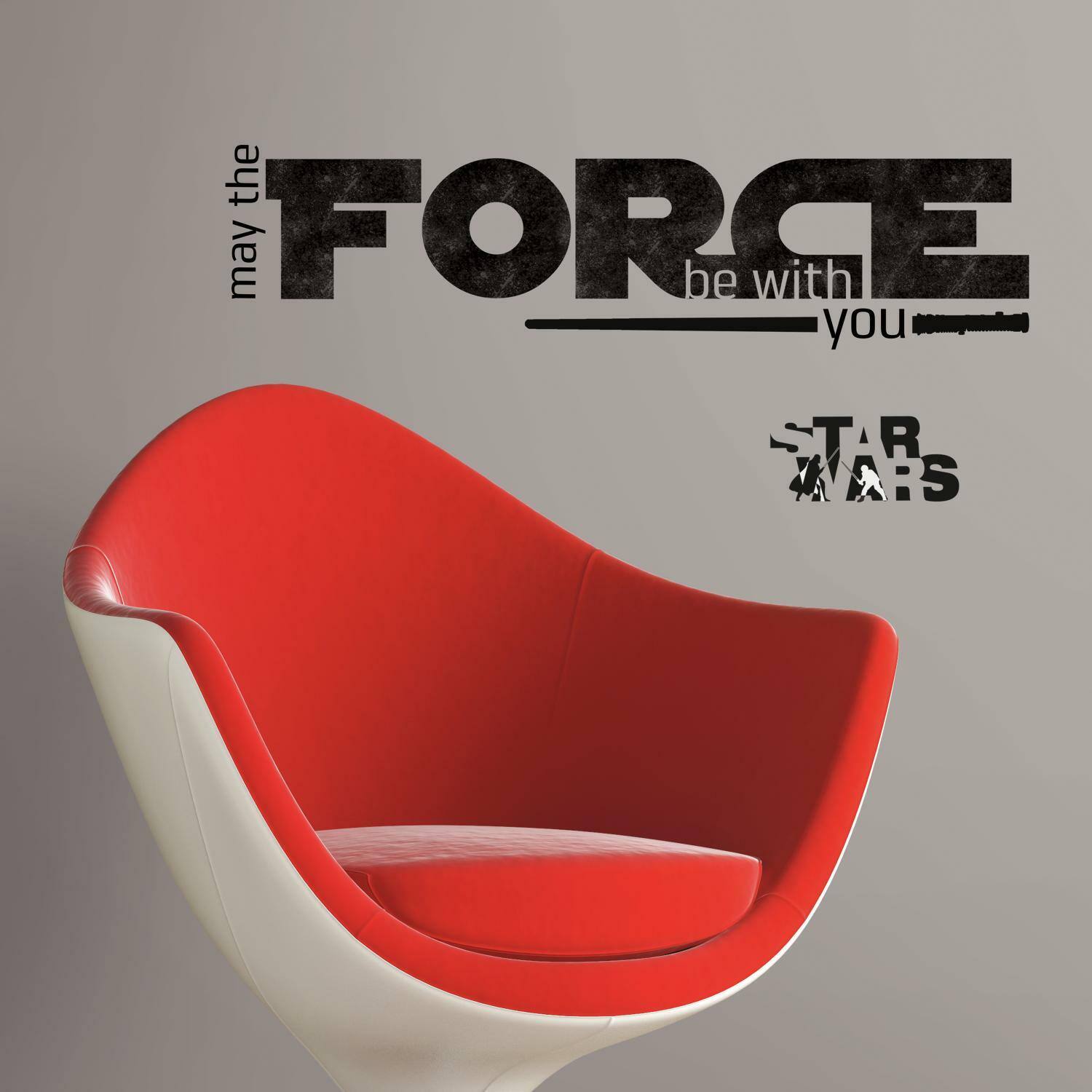 RoomMates Star Wars Classic May The Force Peel & Stick Decals
