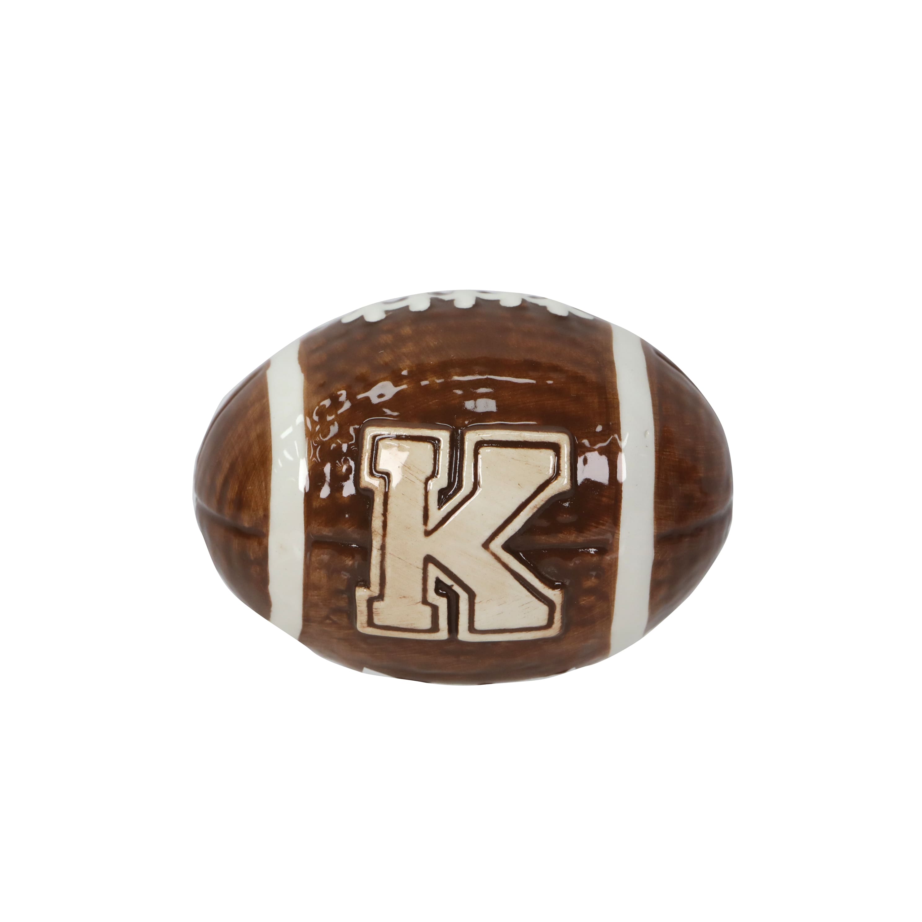 3.75"  Football Tailgate Monogram Décor by Celebrate It™