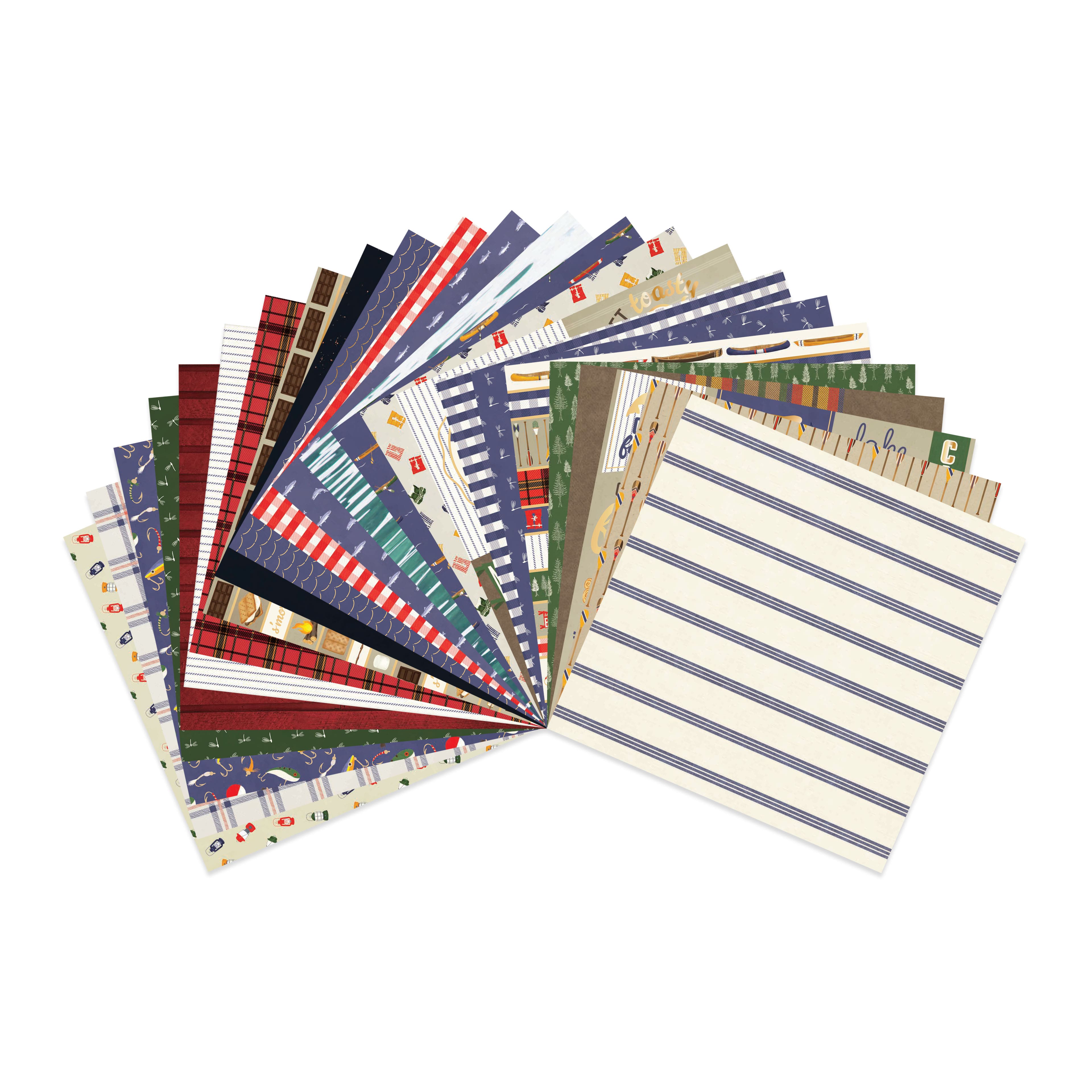 Craft Smith 12&#x22; x 12&#x22; Lake House Paper Pad, 48 Sheets