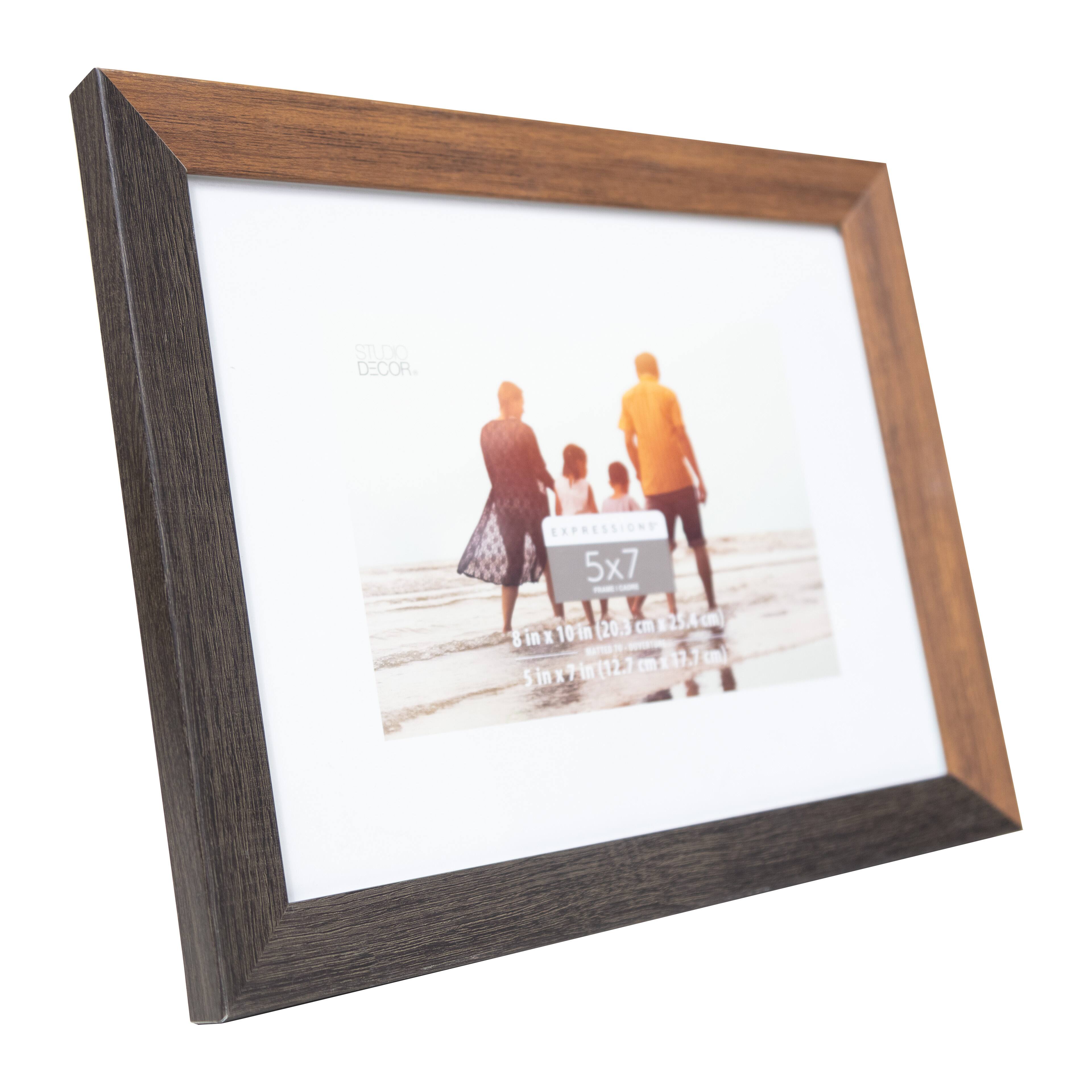 Brown &#x26; Black 5&#x22; x 7&#x22; Frame with Mat, Expressions&#x2122; by Studio D&#xE9;cor&#xAE;