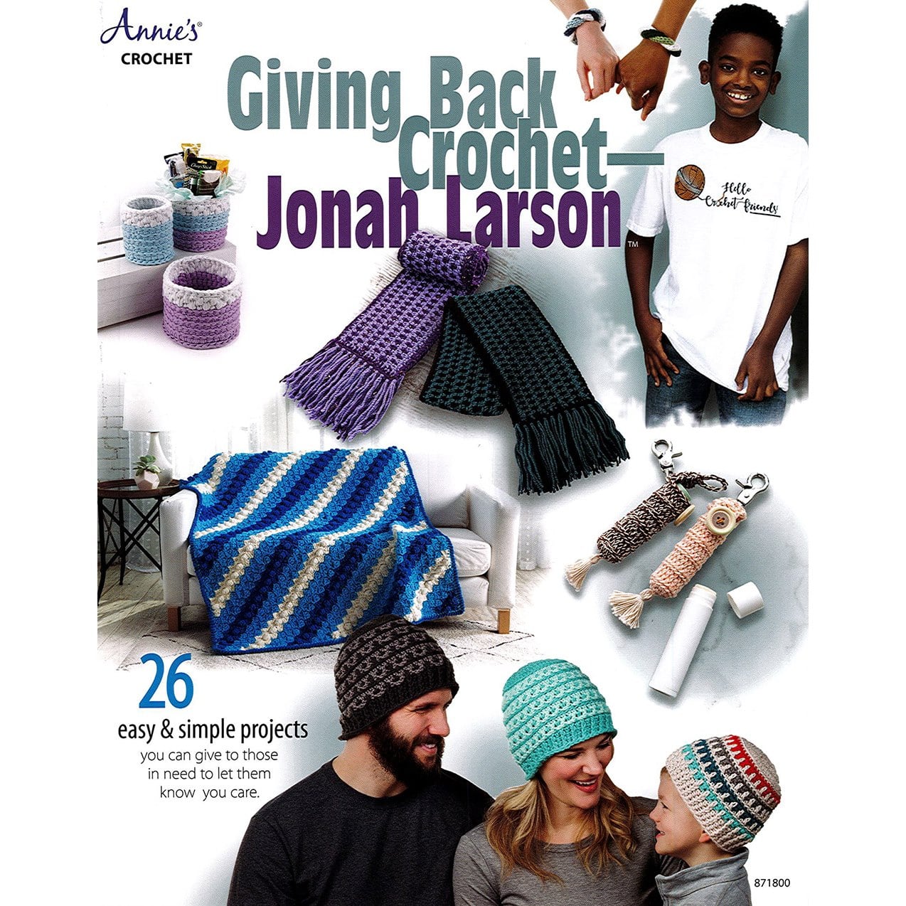 Annie's Giving Back Crochet - Jonah Larson Book
