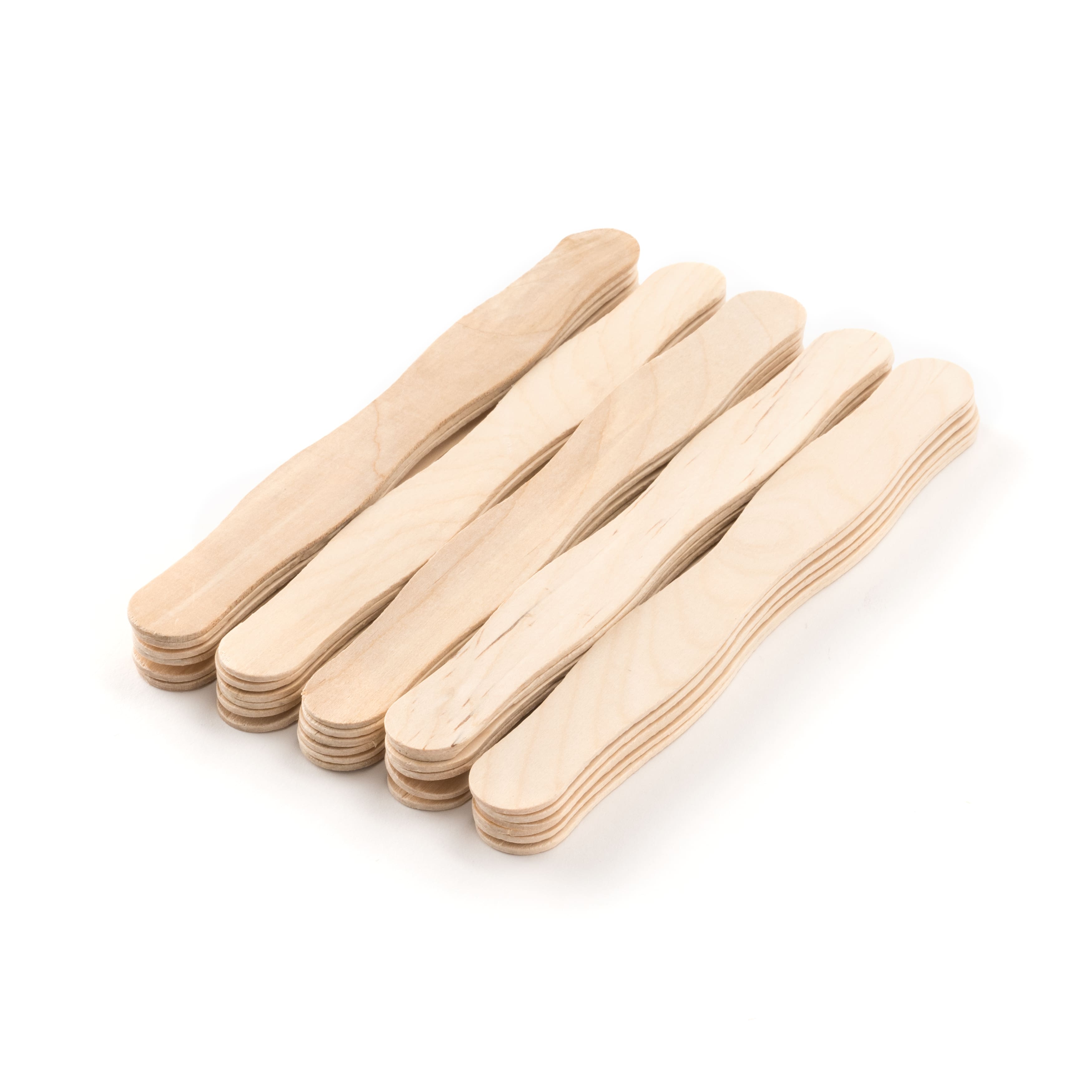 Wavy Jumbo Wood Craft Sticks by Creatology®