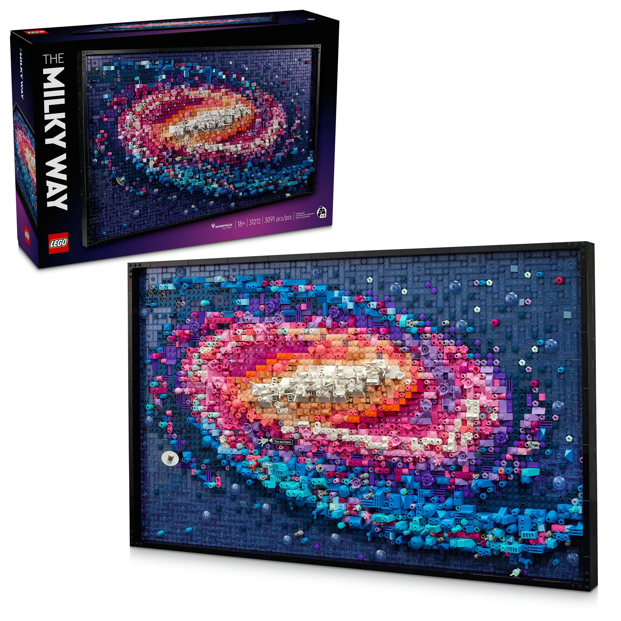 LEGO&#xAE; Art The Milky Way Galaxy Wall Art Set 31212