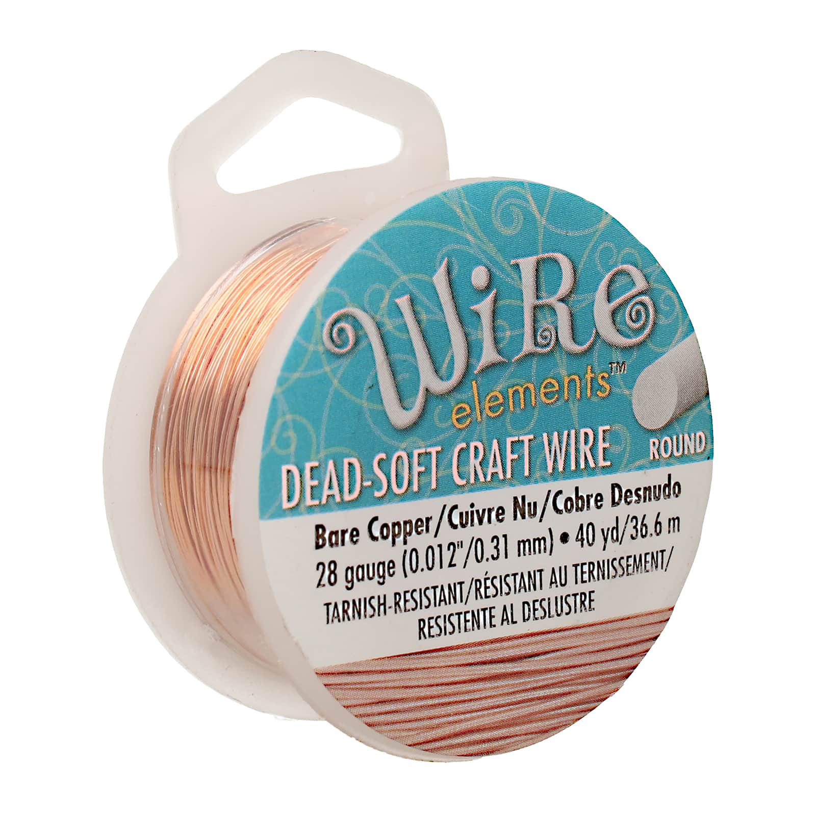 The Beadsmith&#xAE; Wire Elements&#x2122; 28 Gauge Tarnish Resistant Soft Temper Wire, 40yd.