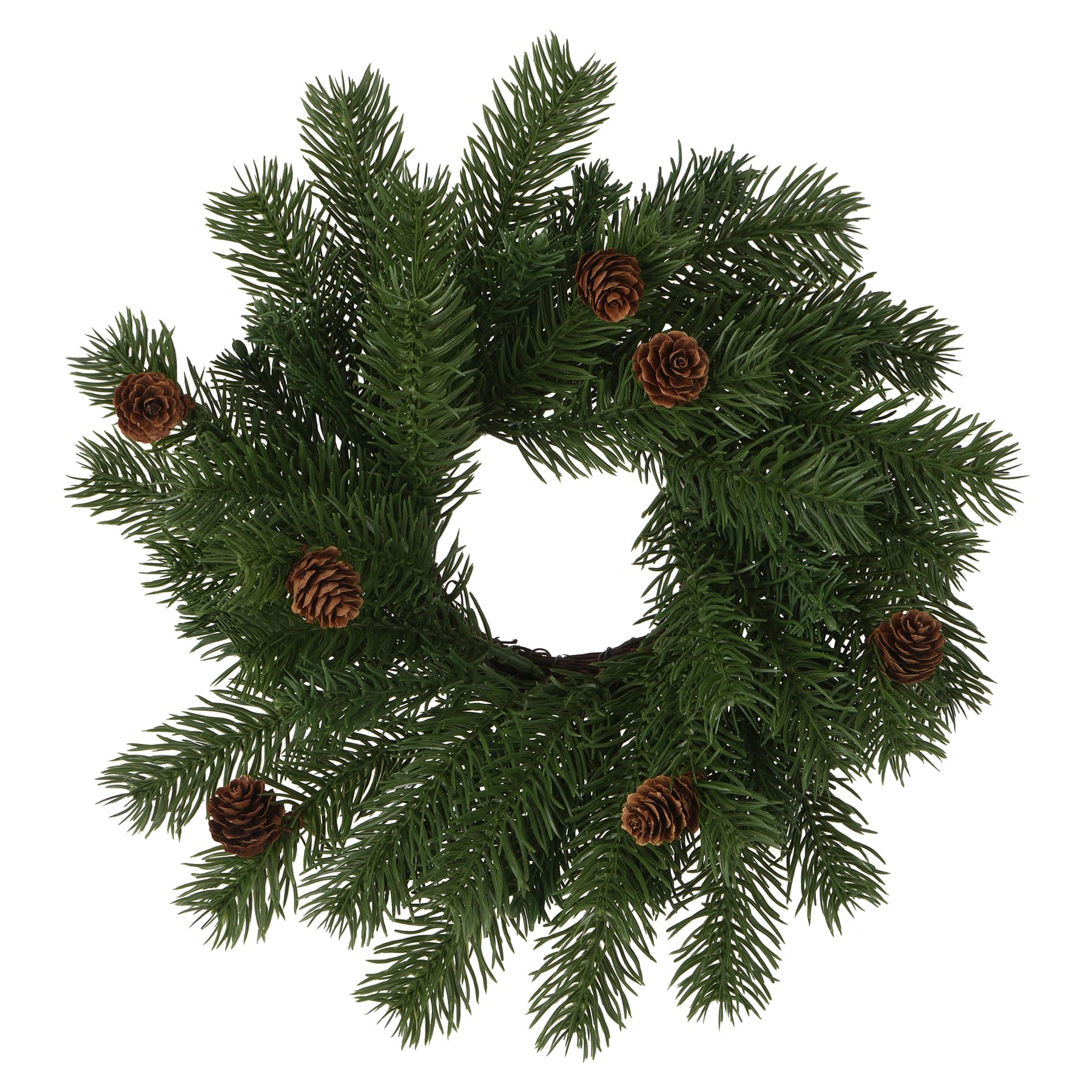 12" Mini Pine & Pinecone Wreath by Ashland®