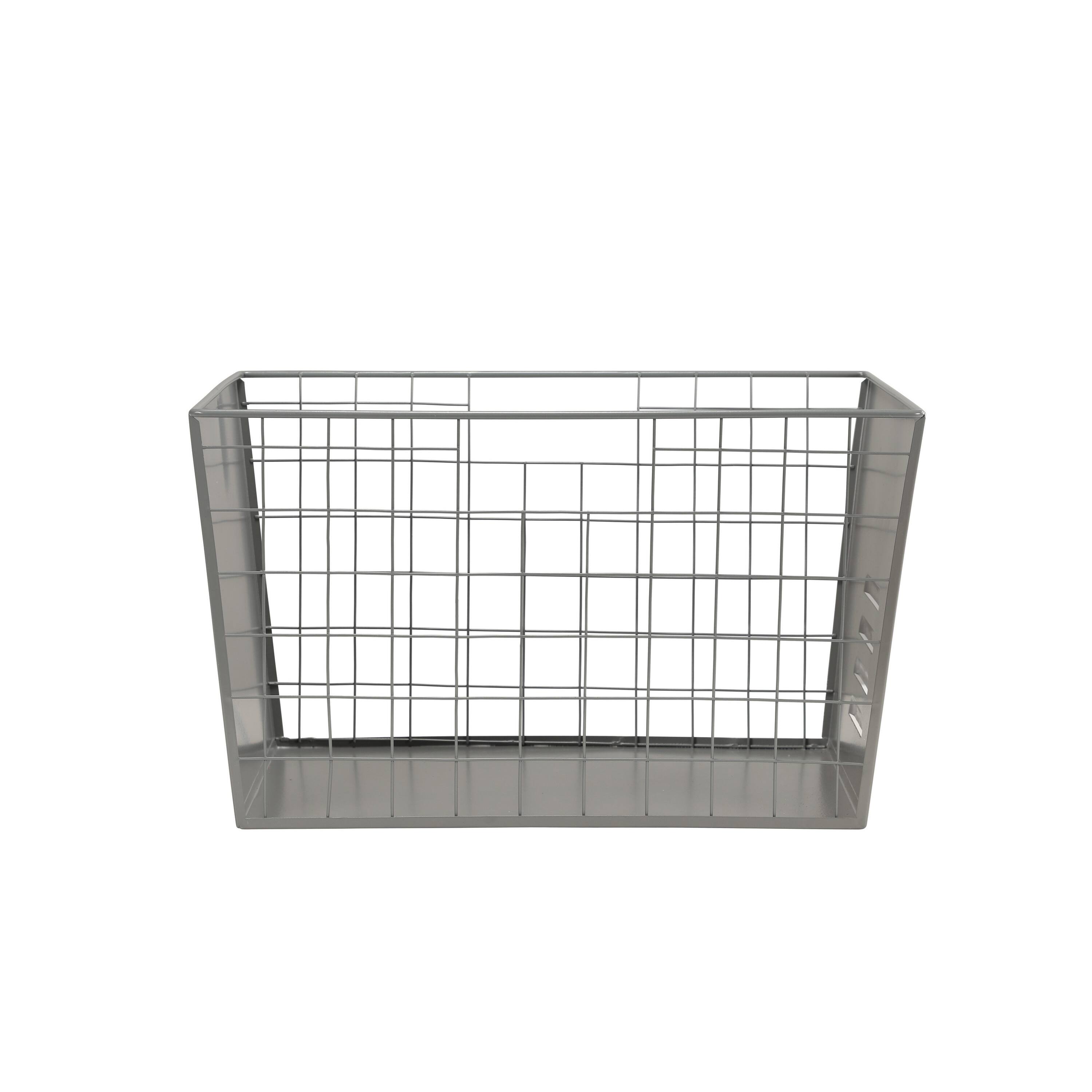 13&#x22; Gray Wire Multifunctional Basket