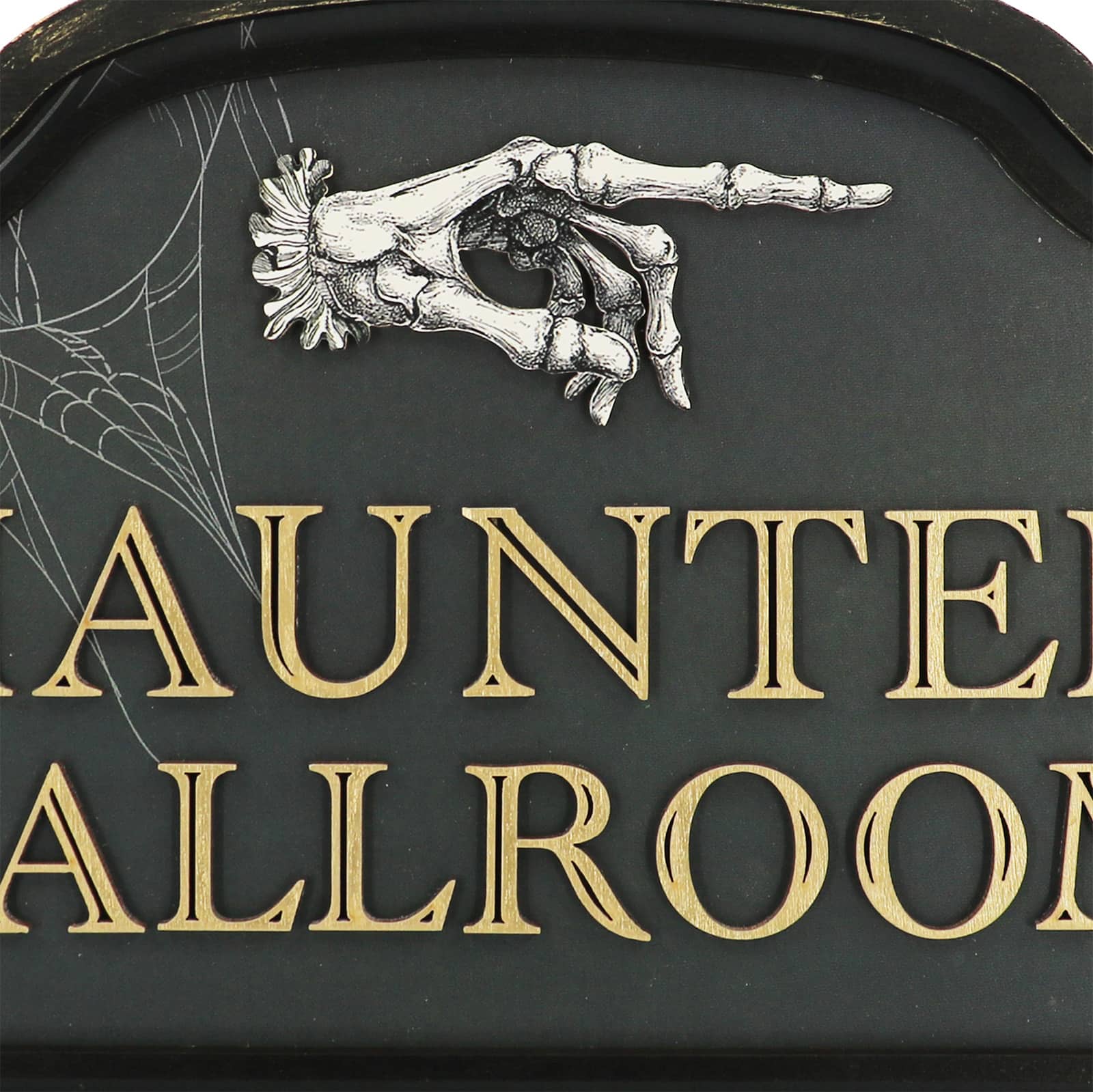 10" Black Haunted Ballroom Wall Sign by Ashland®