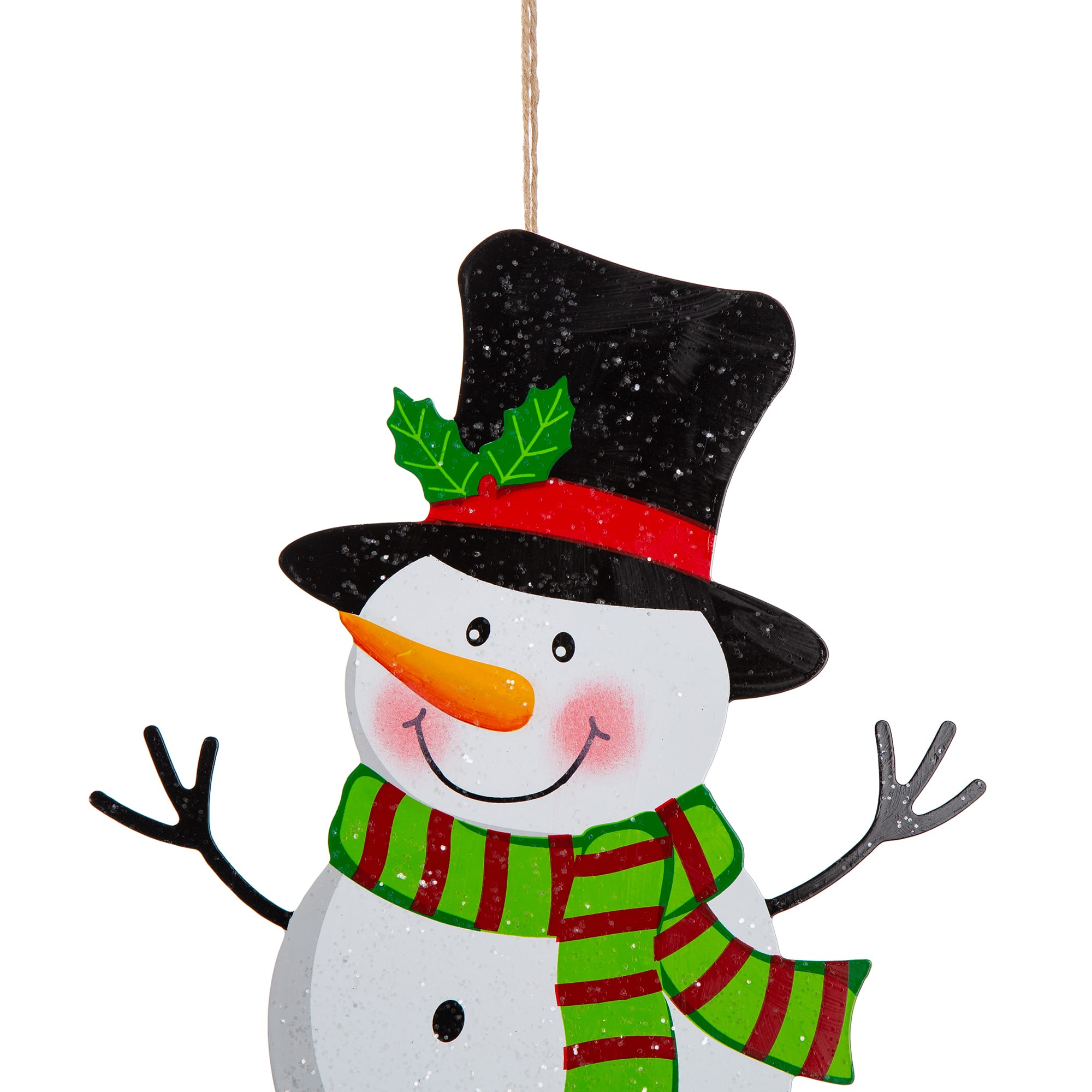 Glitzhome® 2ft. Metal Santa, Snowman & Tree Yard Stake Set