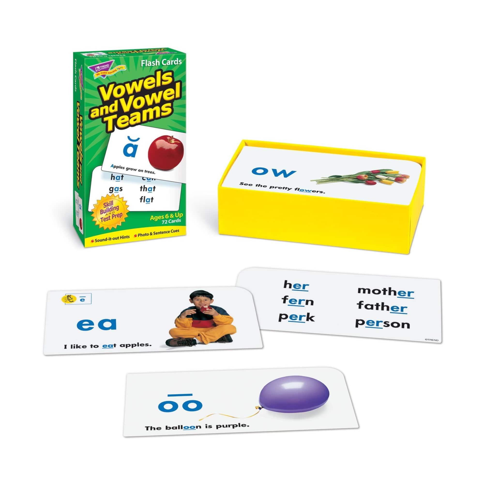 Trend Enterprises® Vowels And Vowel Teams Skill Drill Flash Cards Michaels 7564