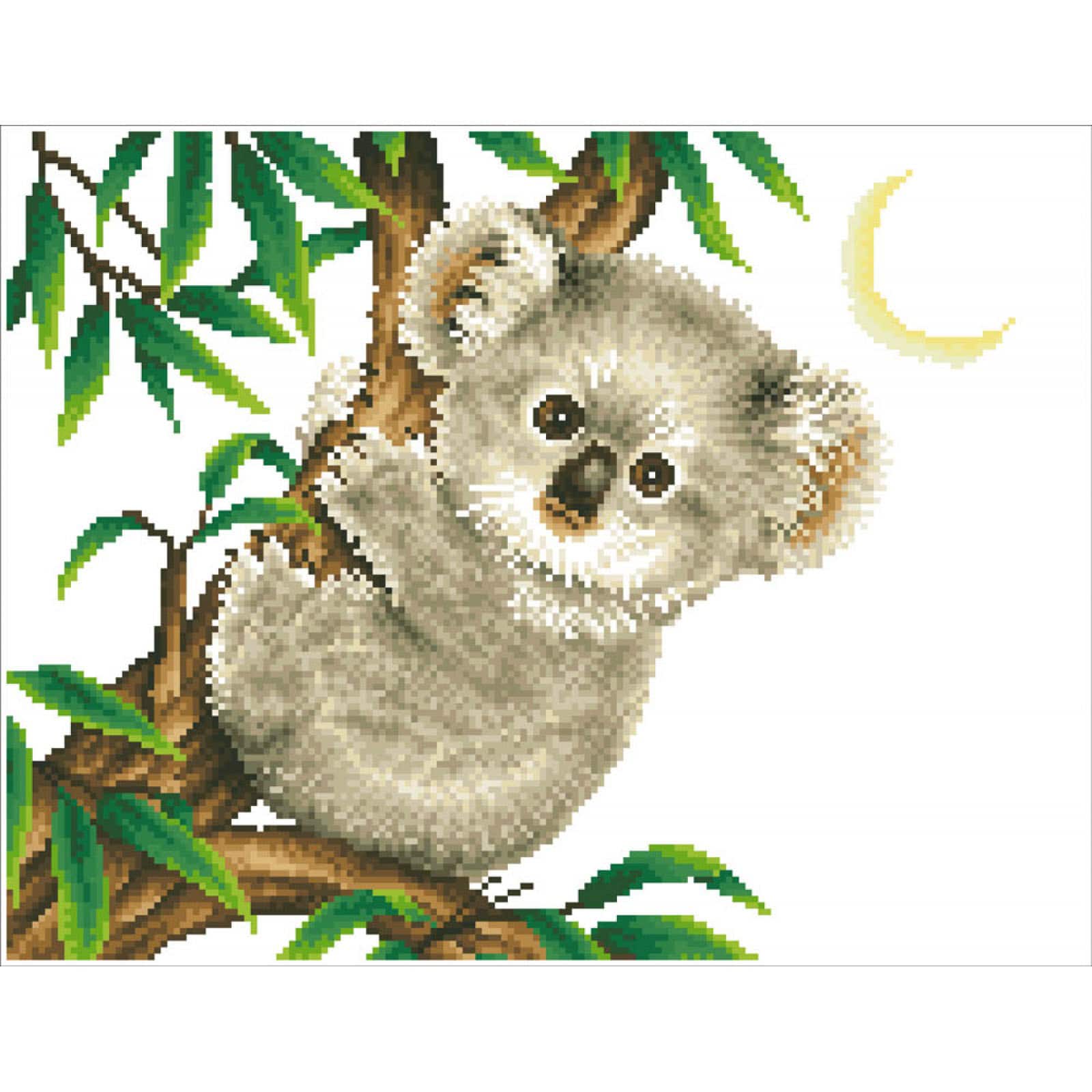 Diamond Dotz&#xAE; Intermediate Koala Snack Diamond Painting Kit