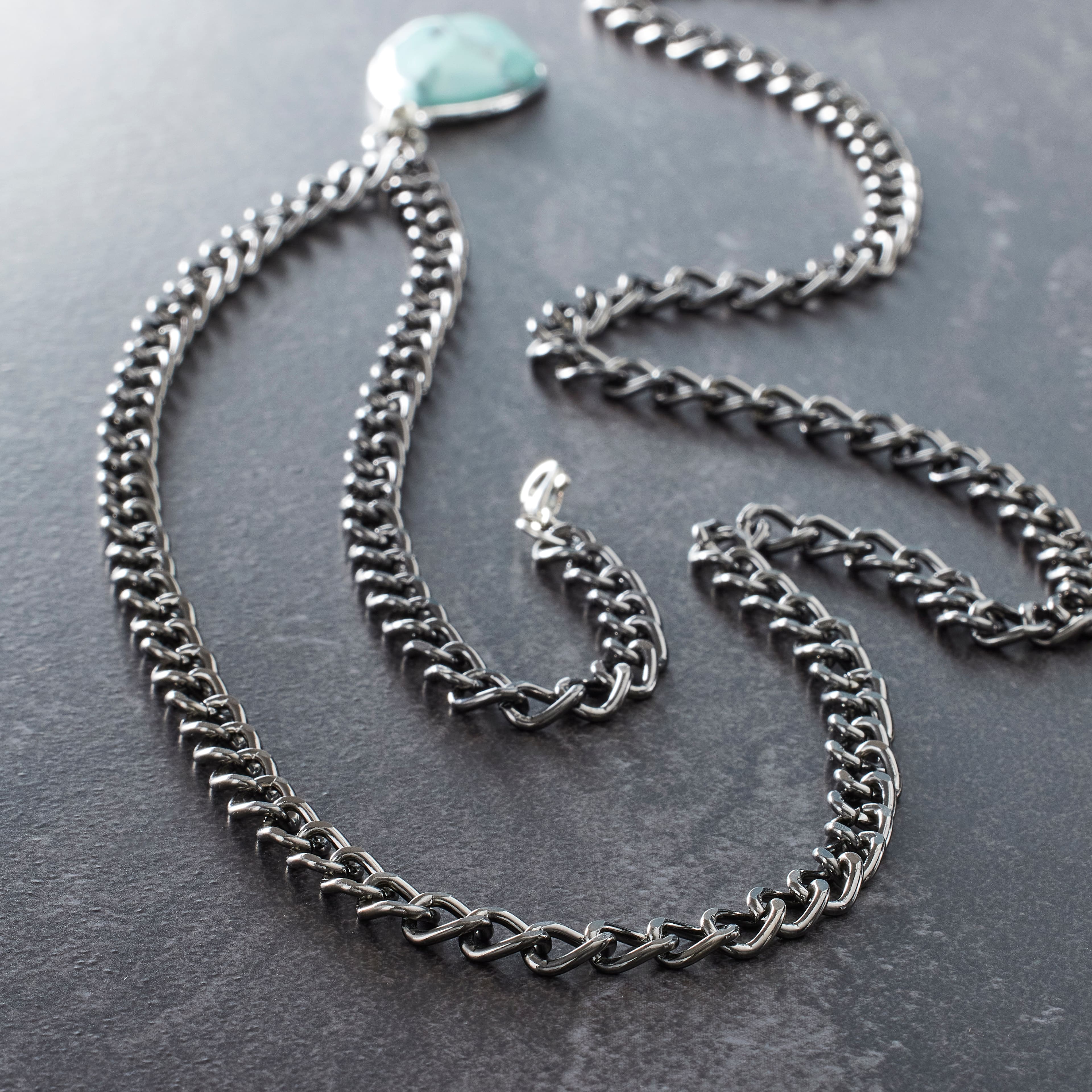 Gunmetal Small Double Figure 8 Chain by Bead Landing©