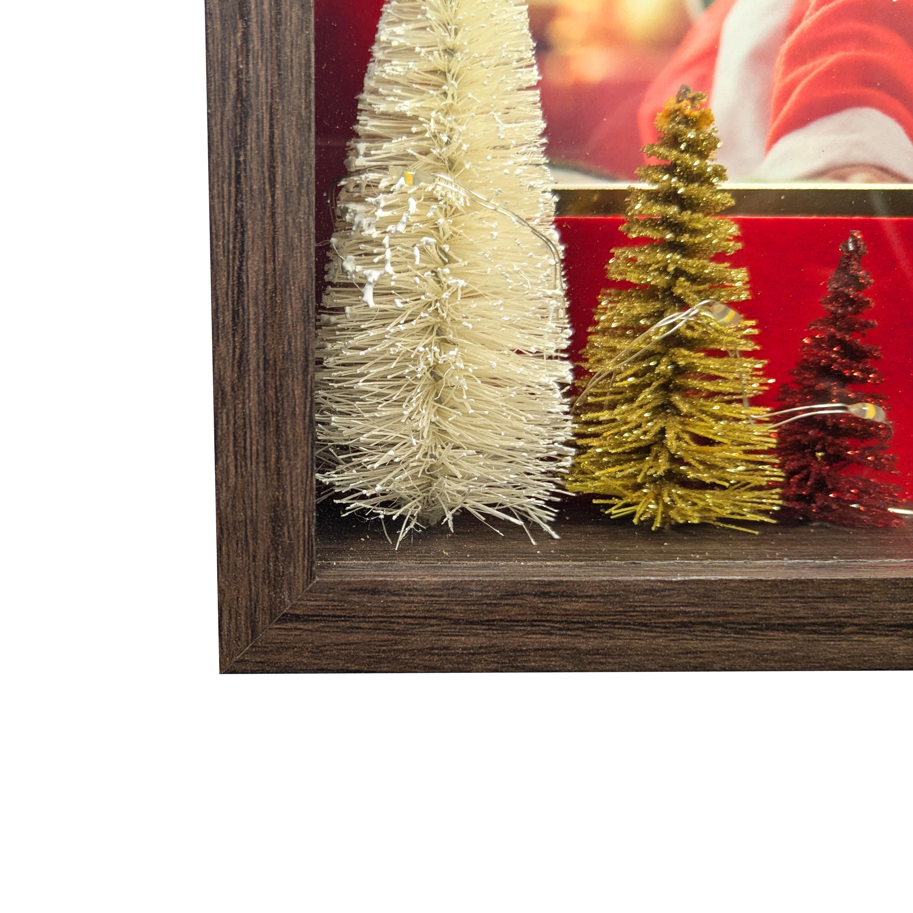 5&#x22; x 7&#x22; LED Red Merry Christmas Tabletop Frame by Studio D&#xE9;cor&#xAE;