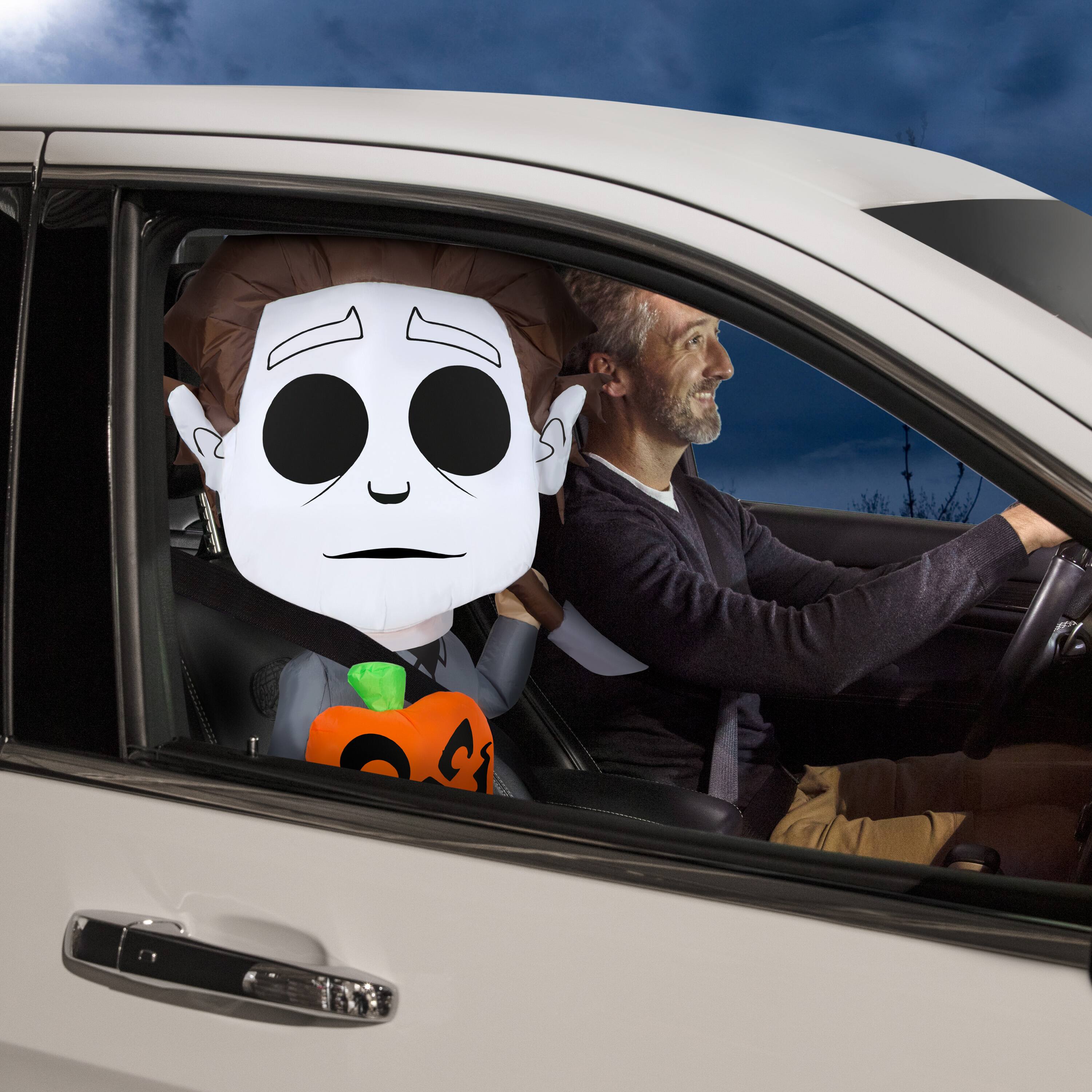 3ft. Airblown® Inflatable Stylized Michael Myers Car Buddy Michaels