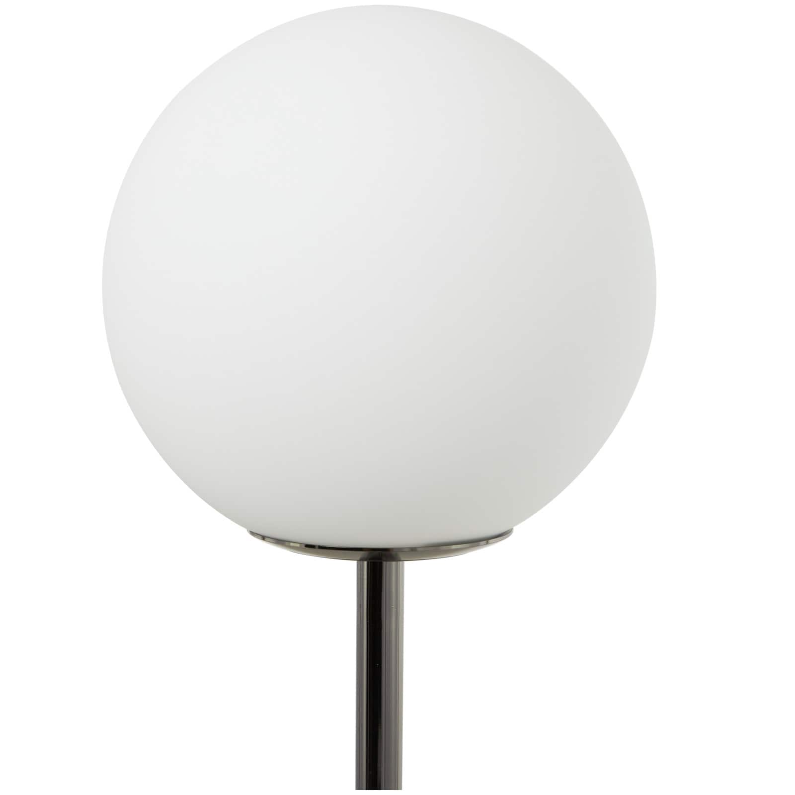 73" 2 Orb Light Floor Lamp with Marble Base
