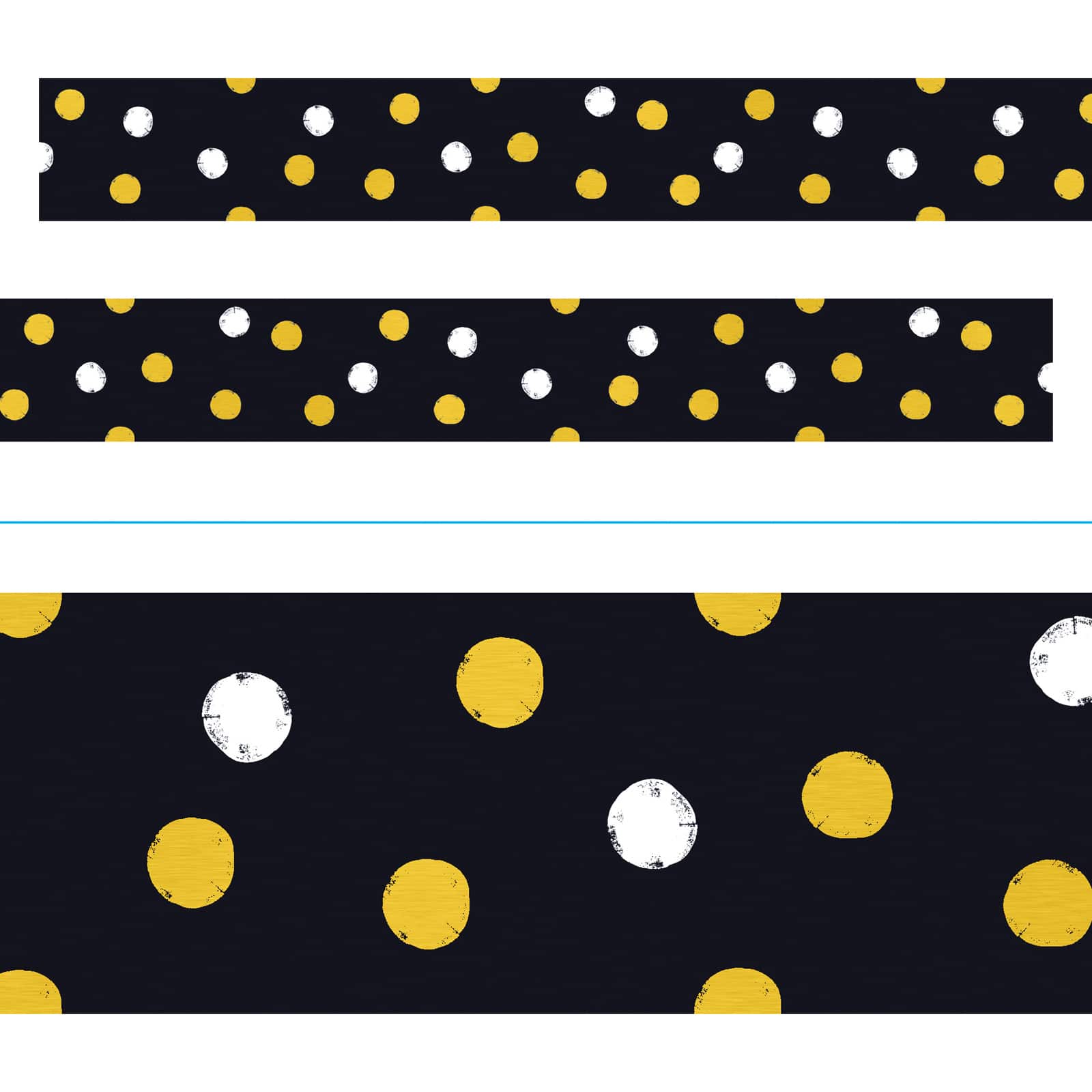 Trend Enterprises® Bolder Borders® I Heart Metal Dots Border, 35.7ft.