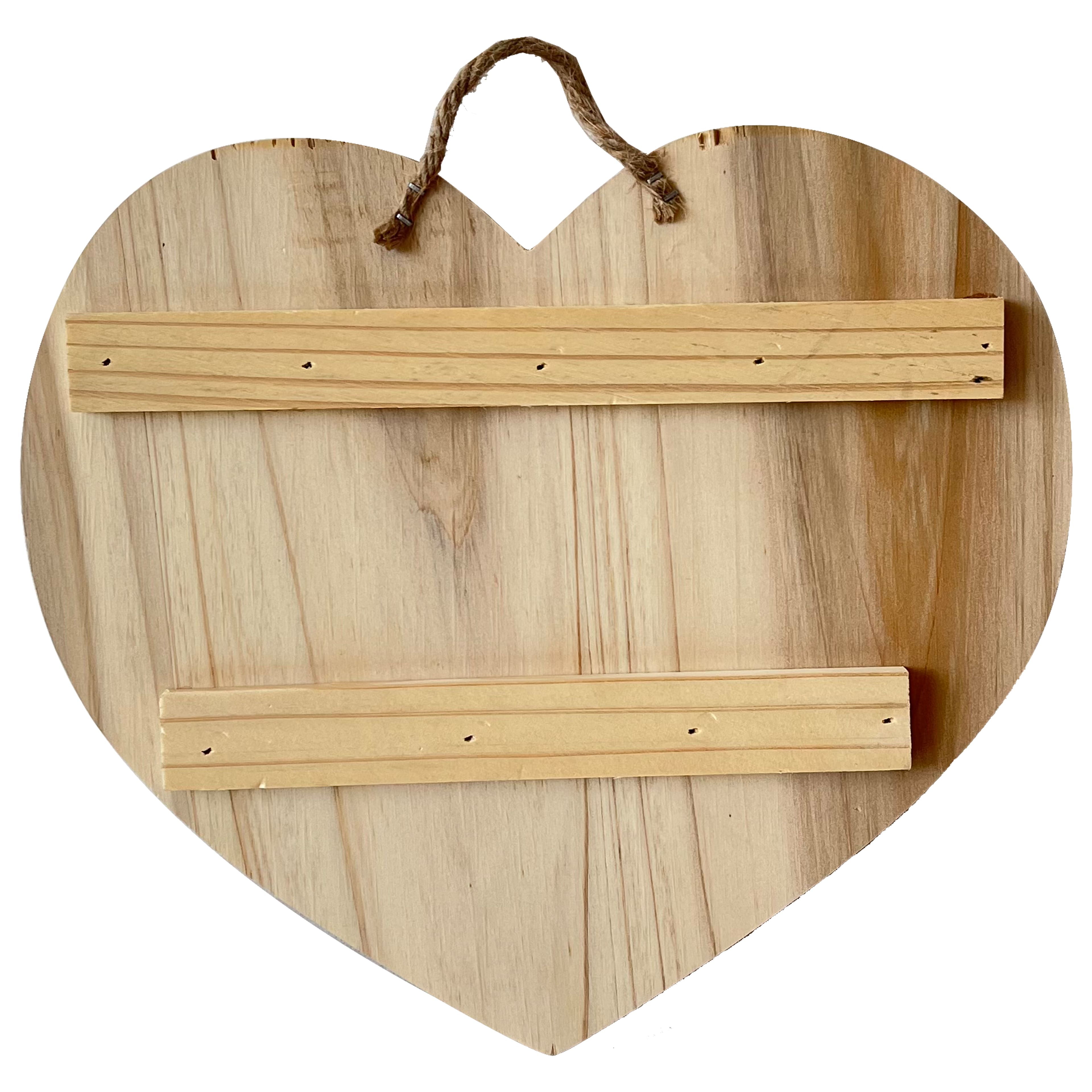 9 Heart Wood Plaque by Make Market®