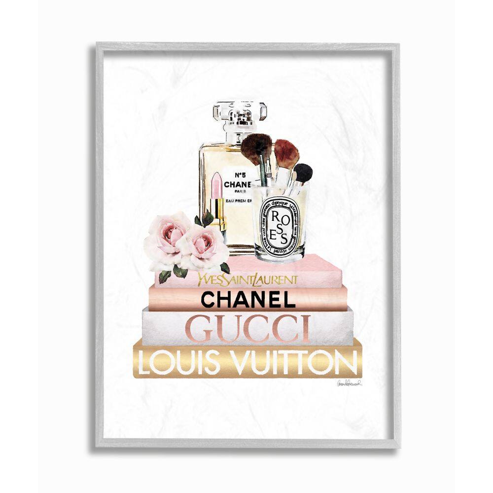 Stupell Industries Fashion Essentials with Iconic Glam Brands Framed Wall Art