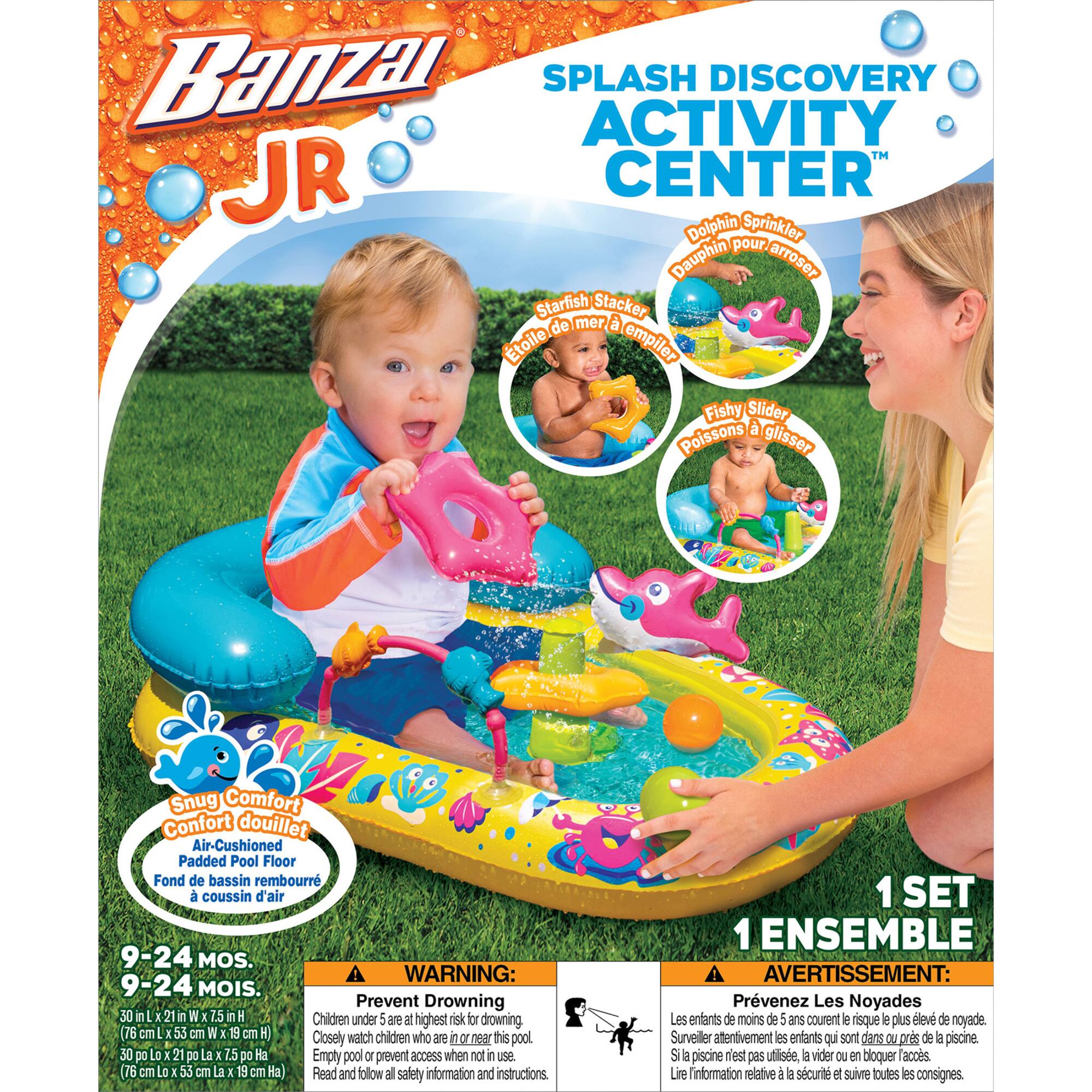 Banzai&#xAE; Jr. Splash Discovery Activity Center&#x2122; Water Play Set