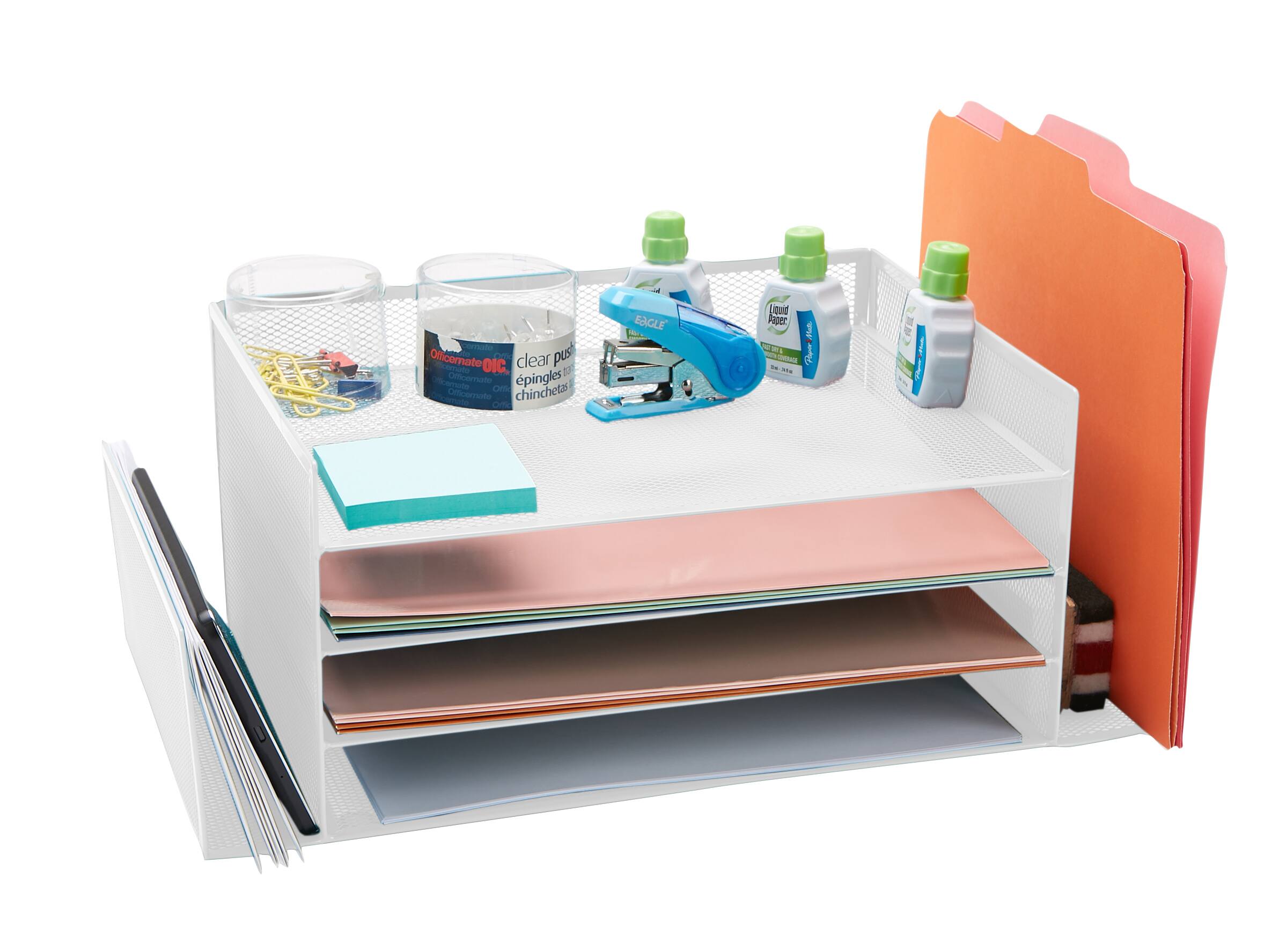 Mind Reader 6-Compartment Desk Organizer