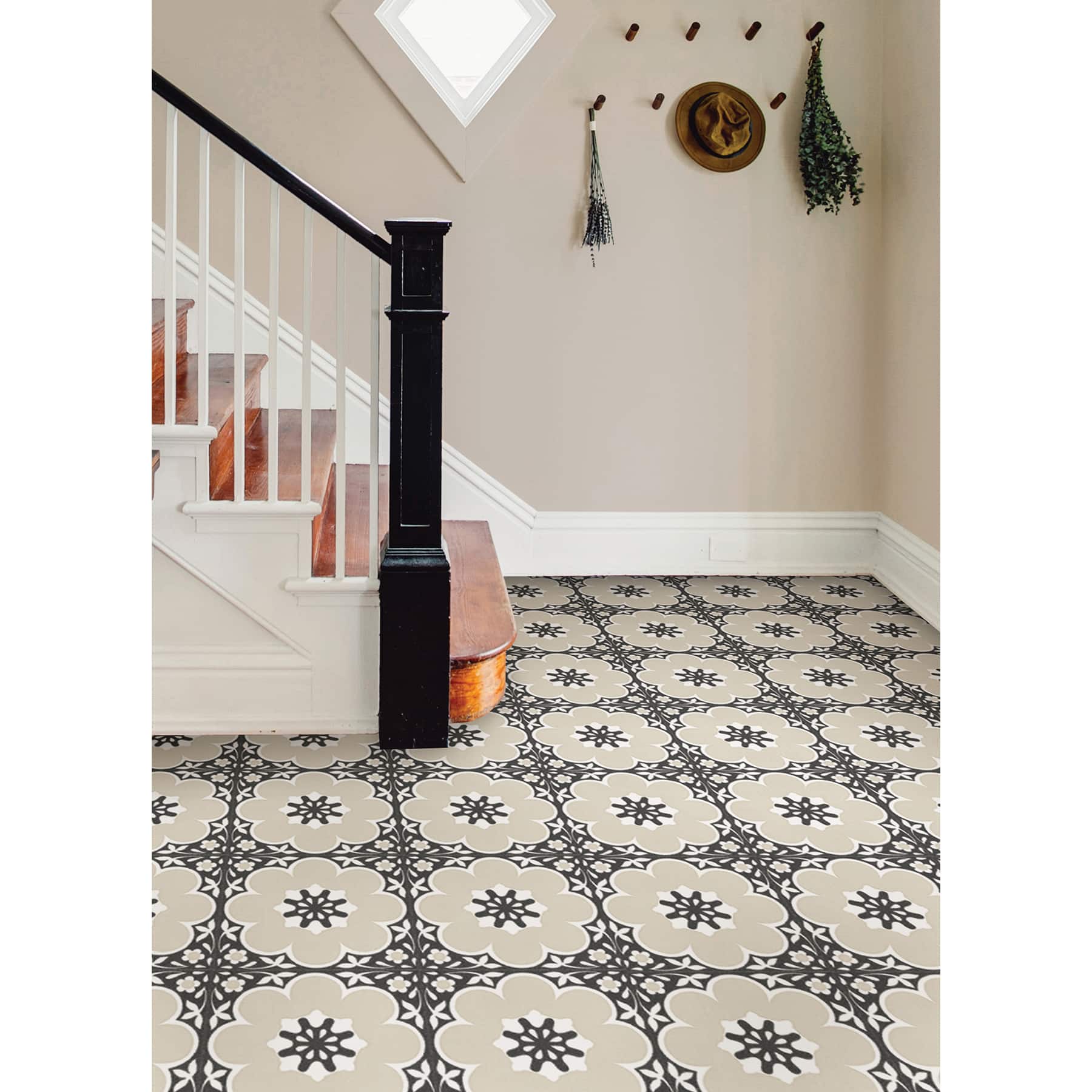 FloorPops Daphne Peel &#x26; Stick Floor Tiles