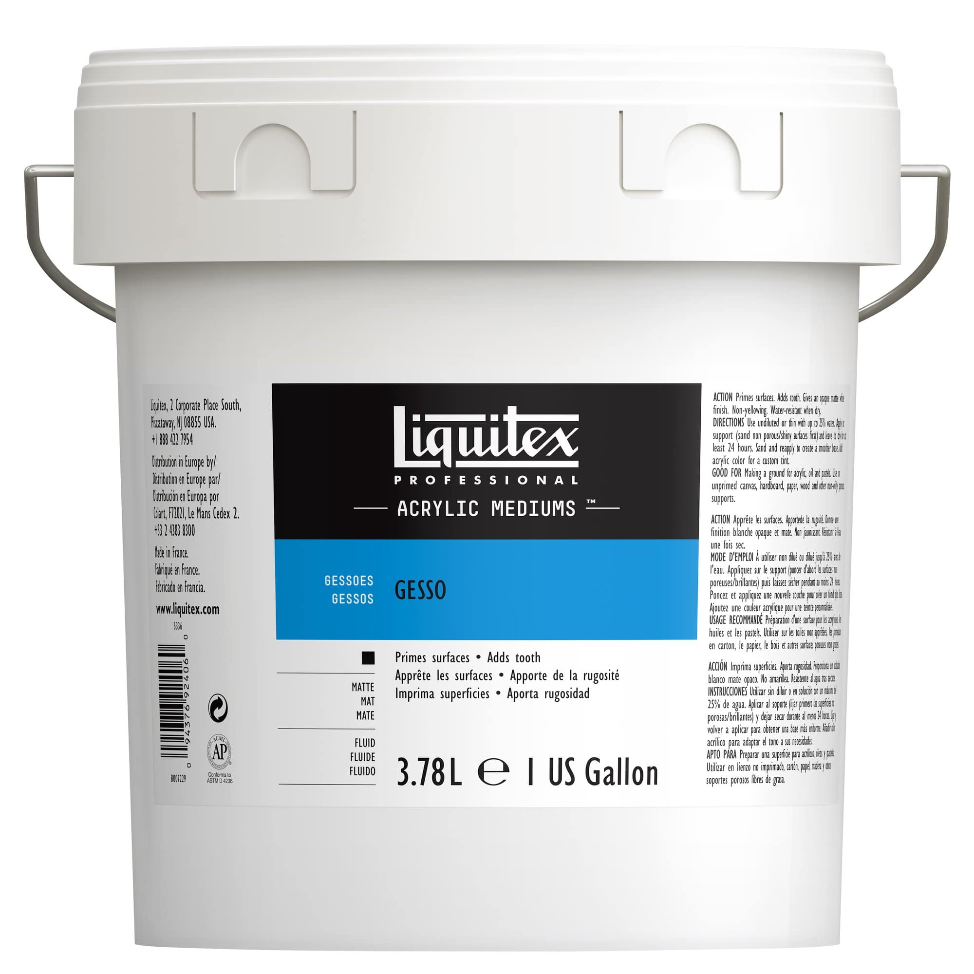 Liquitex® Professional White Gesso Surface Prep Medium