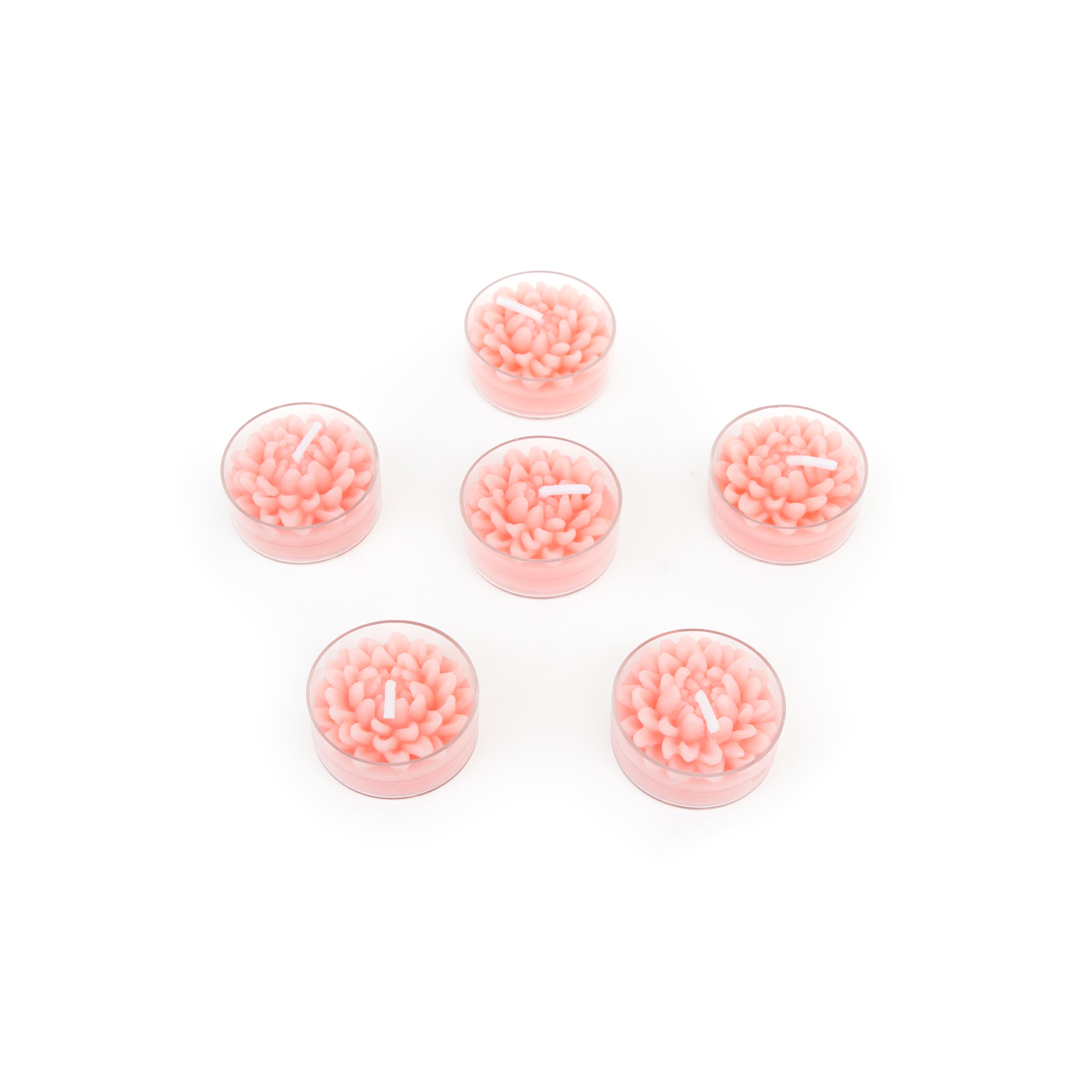Flower Shaped Scented Tealight Candles, 6ct. by Ashland&#xAE;