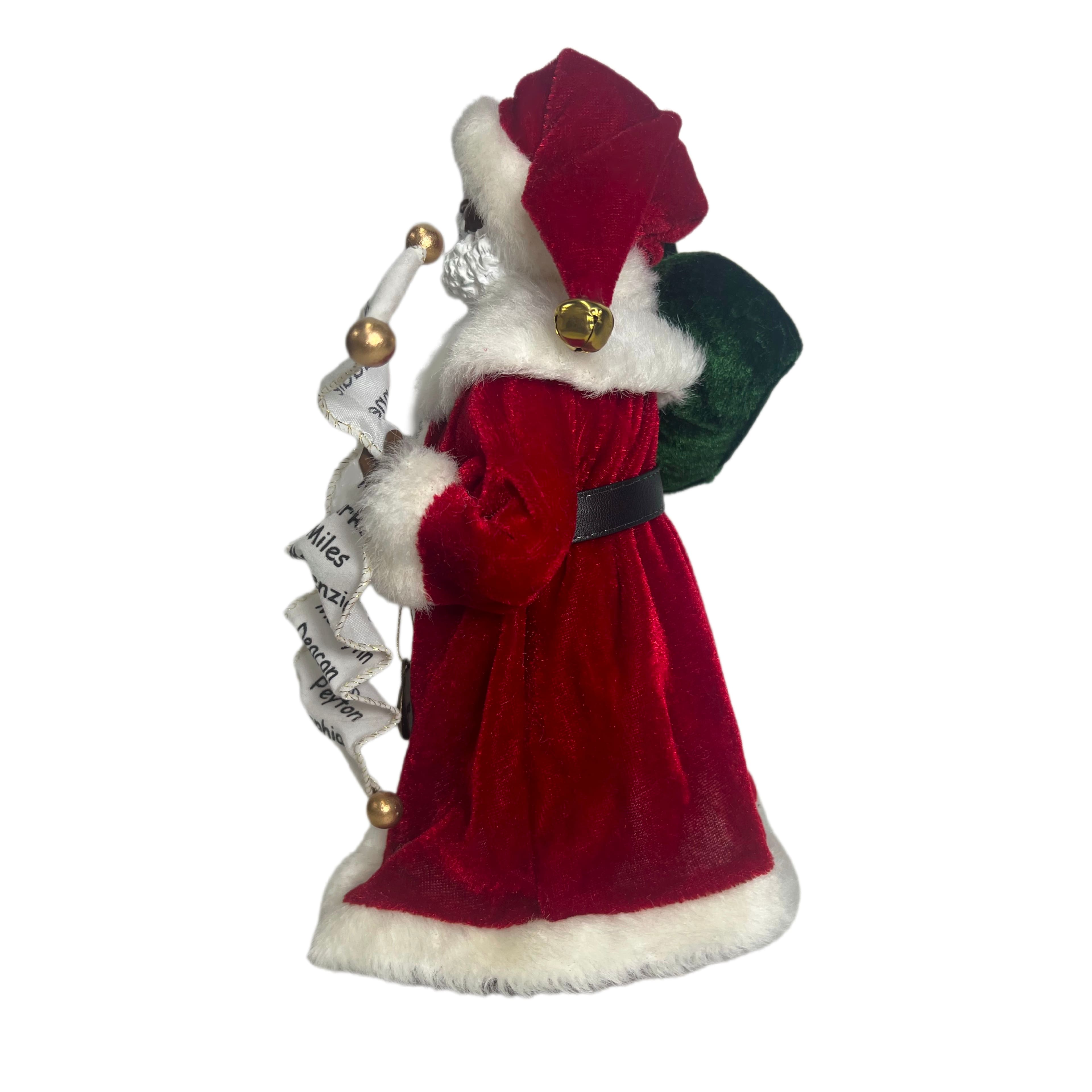 10.5&#x22; Santa with List Decoration by Ashland&#xAE;