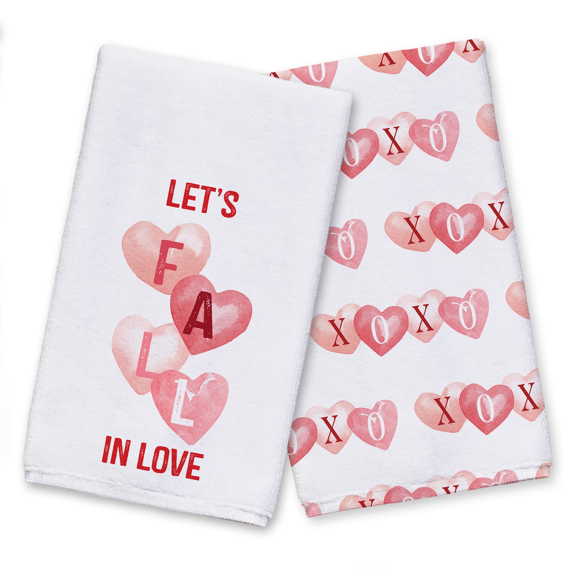 Let&#x27;s Fall In Love Hand Towel Set