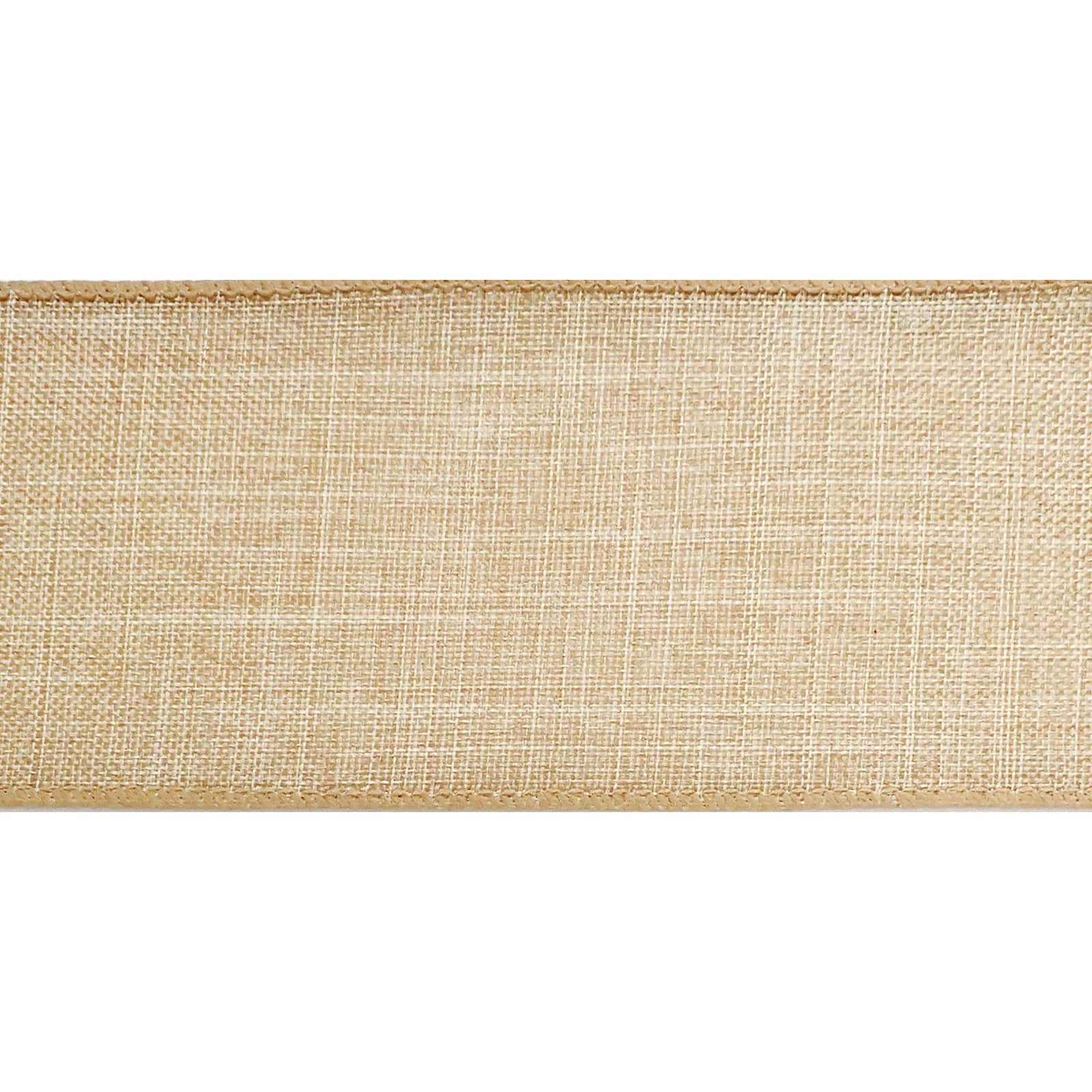 12 Pack: 2.5" x 25ft. Faux Linen Wired Ribbon by Celebrate It®