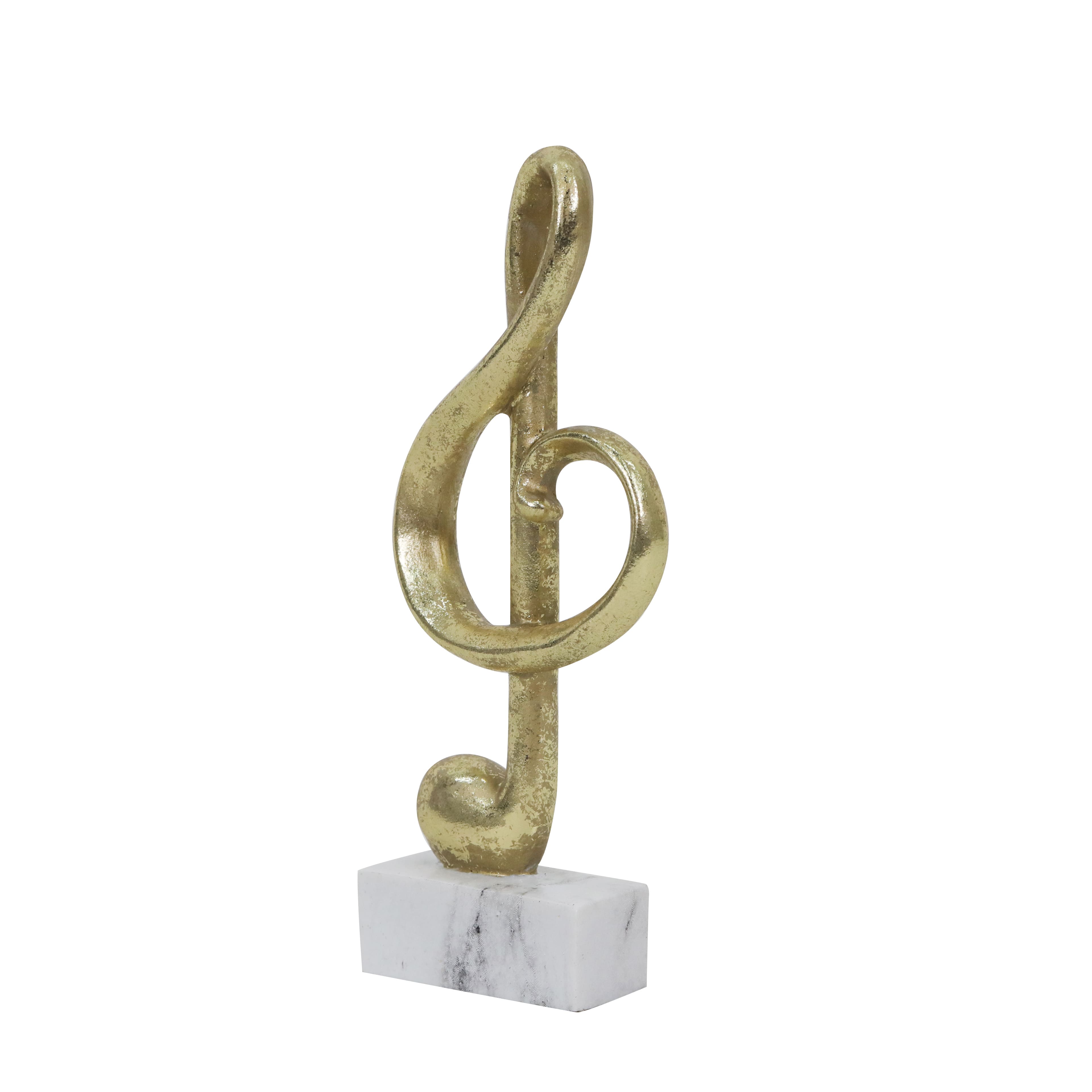 6.5&#x22; Gold Treble Clef Tabletop D&#xE9;cor by Ashland&#xAE;