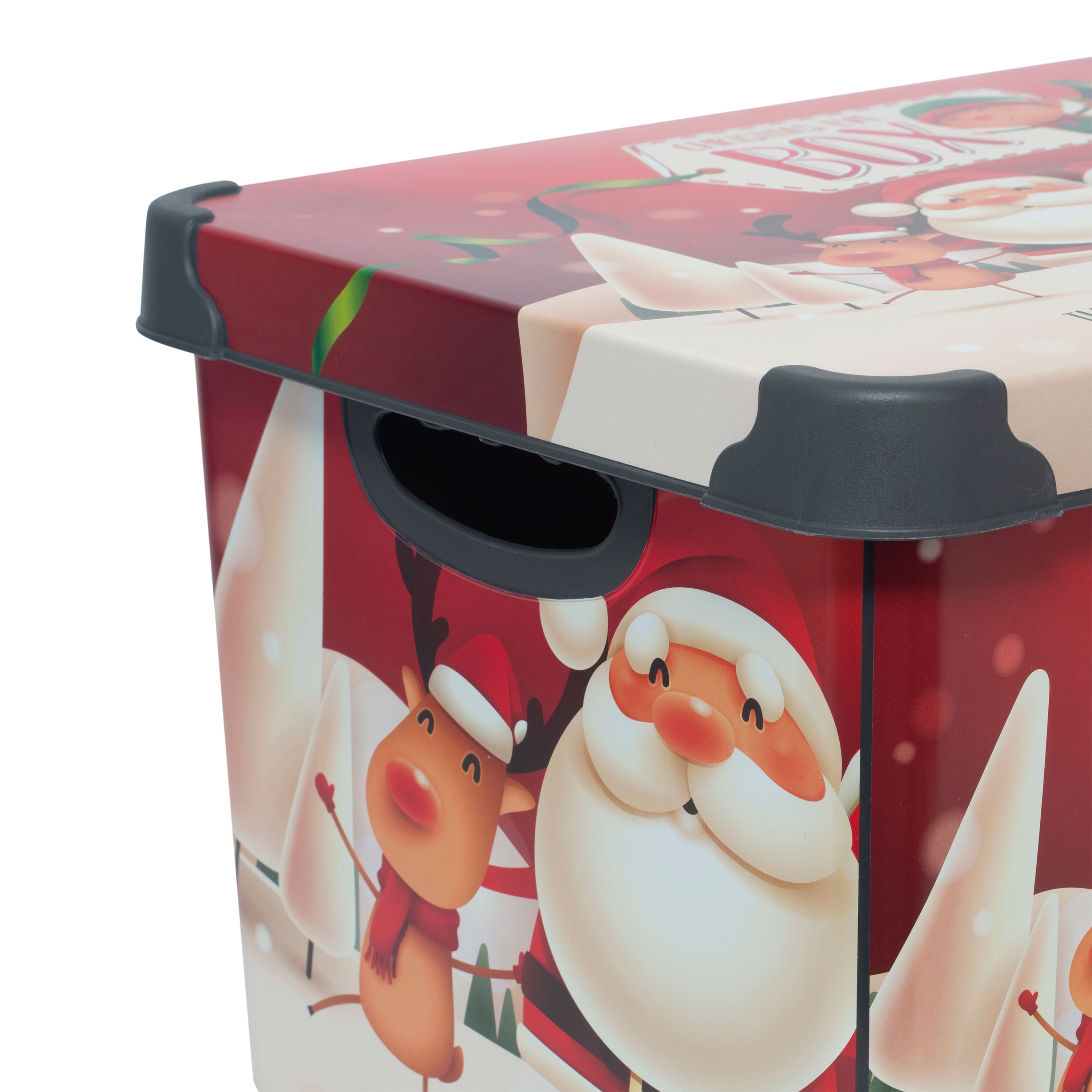 Simplify Santa Clause is Coming to Town Storage Tote Bin