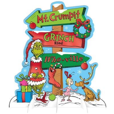 Traditional Christmas Grinch Table Sign | Michaels