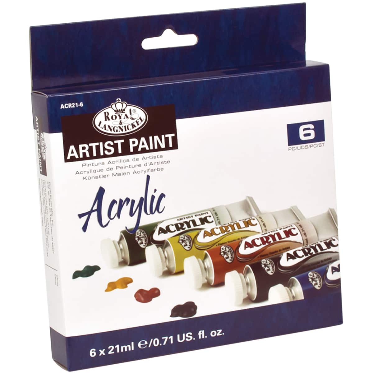 Royal & Langnickel® 6 Color Acrylic Paint Set Michaels