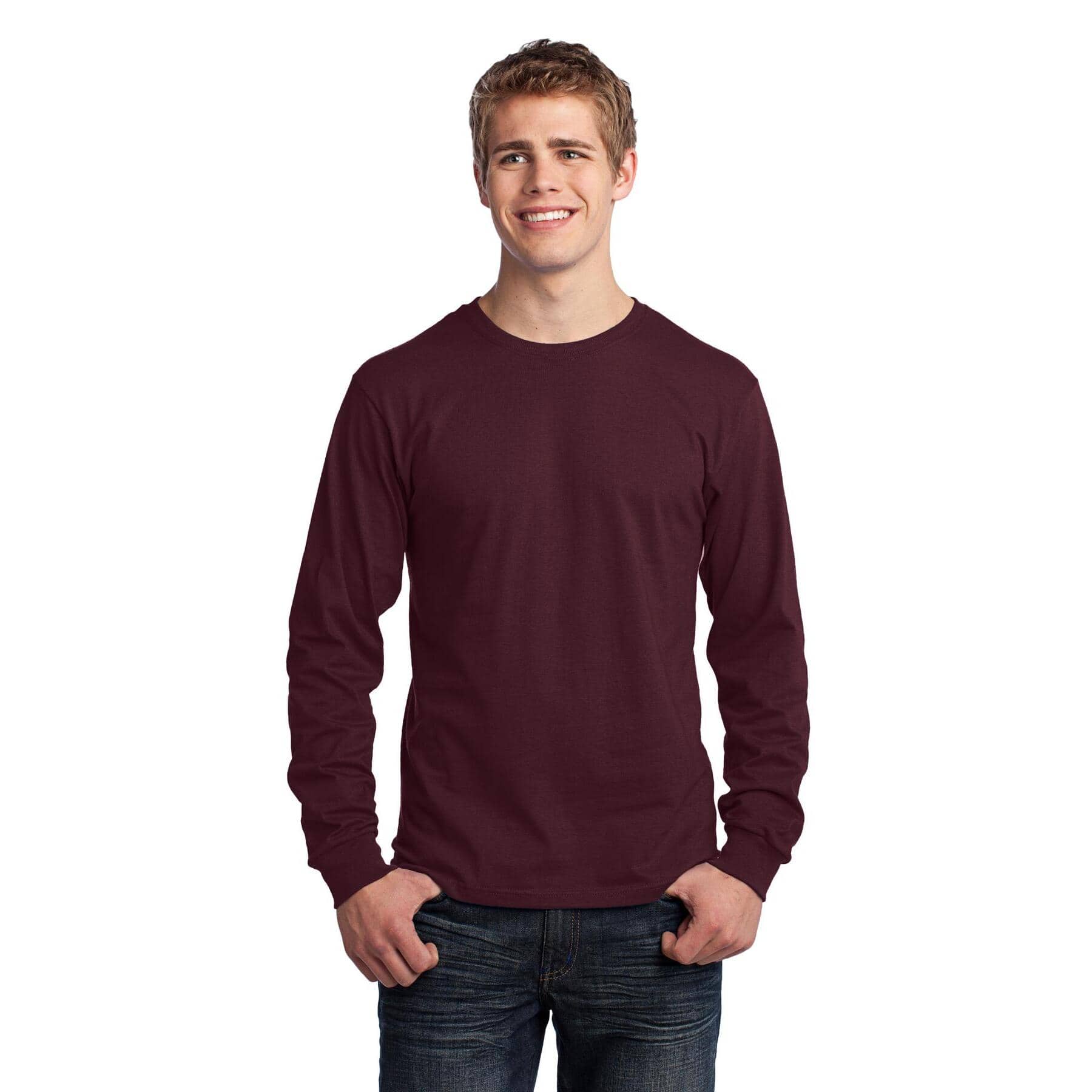 Port & Company® Long Sleeve Adult Core Cotton T-Shirt