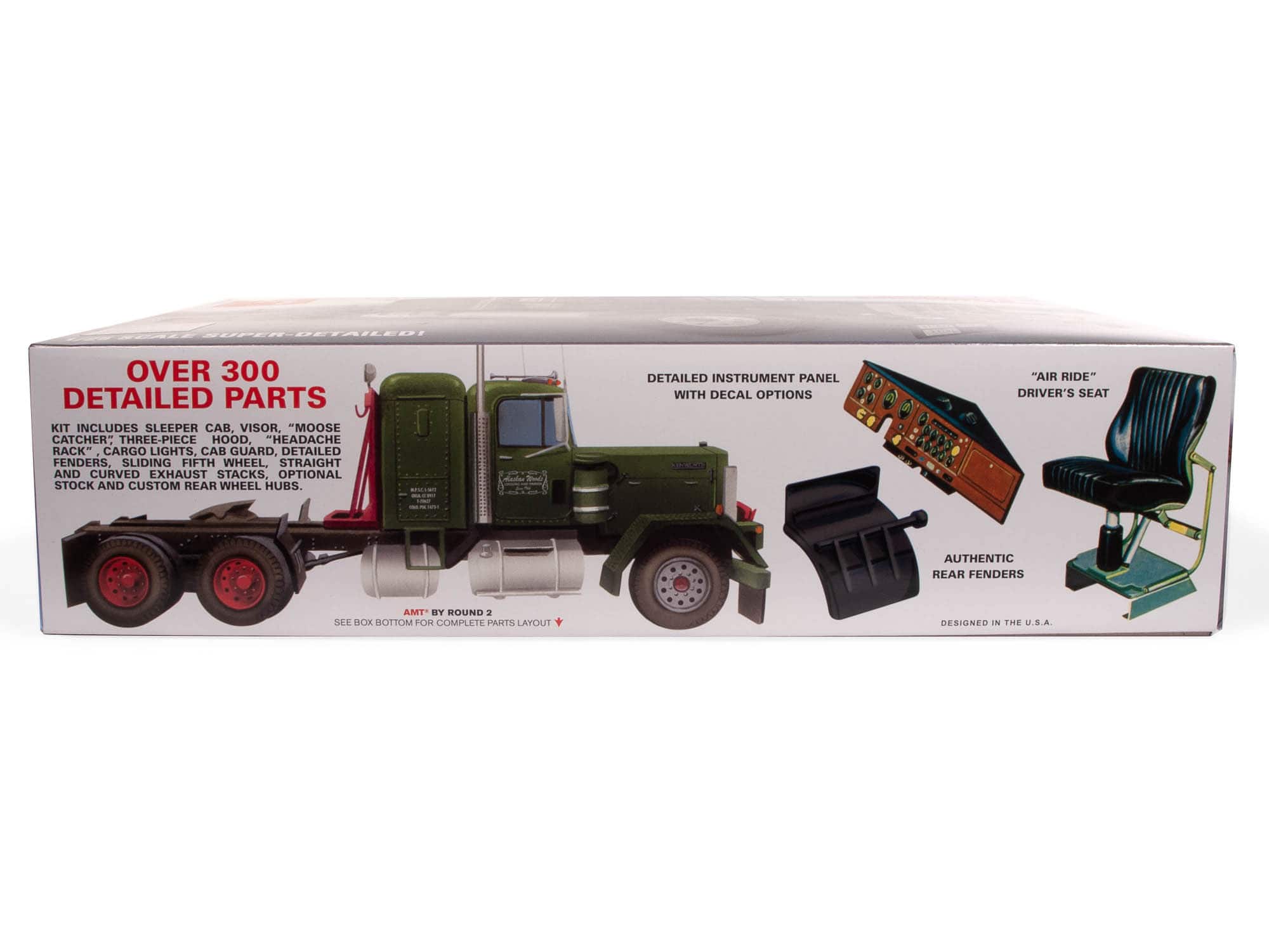 AMT&#xAE; Alaskan Hauler Kenworth Tractor 1:25 Scale Model Kit