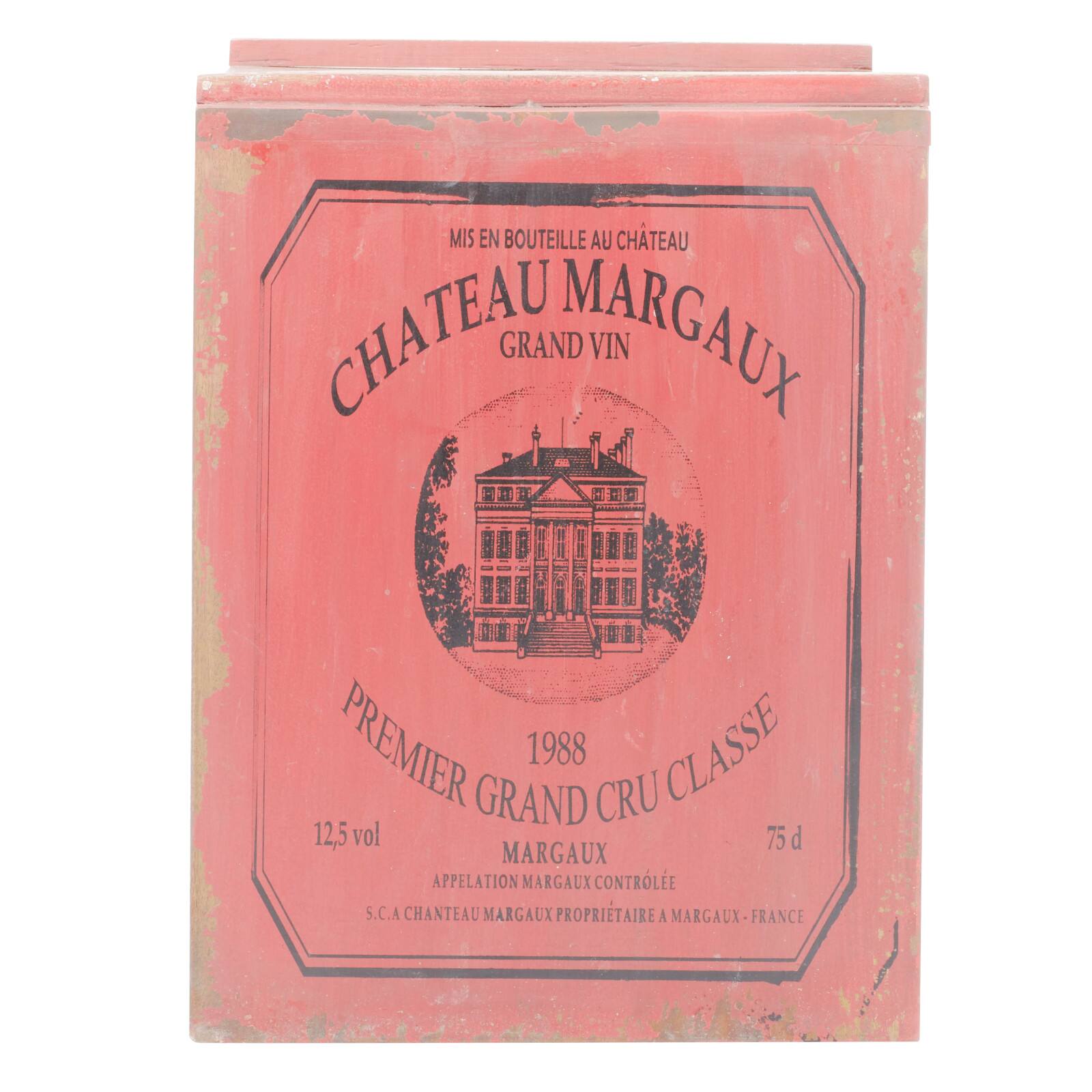 16" Red Wood Farmhouse Wine Rack