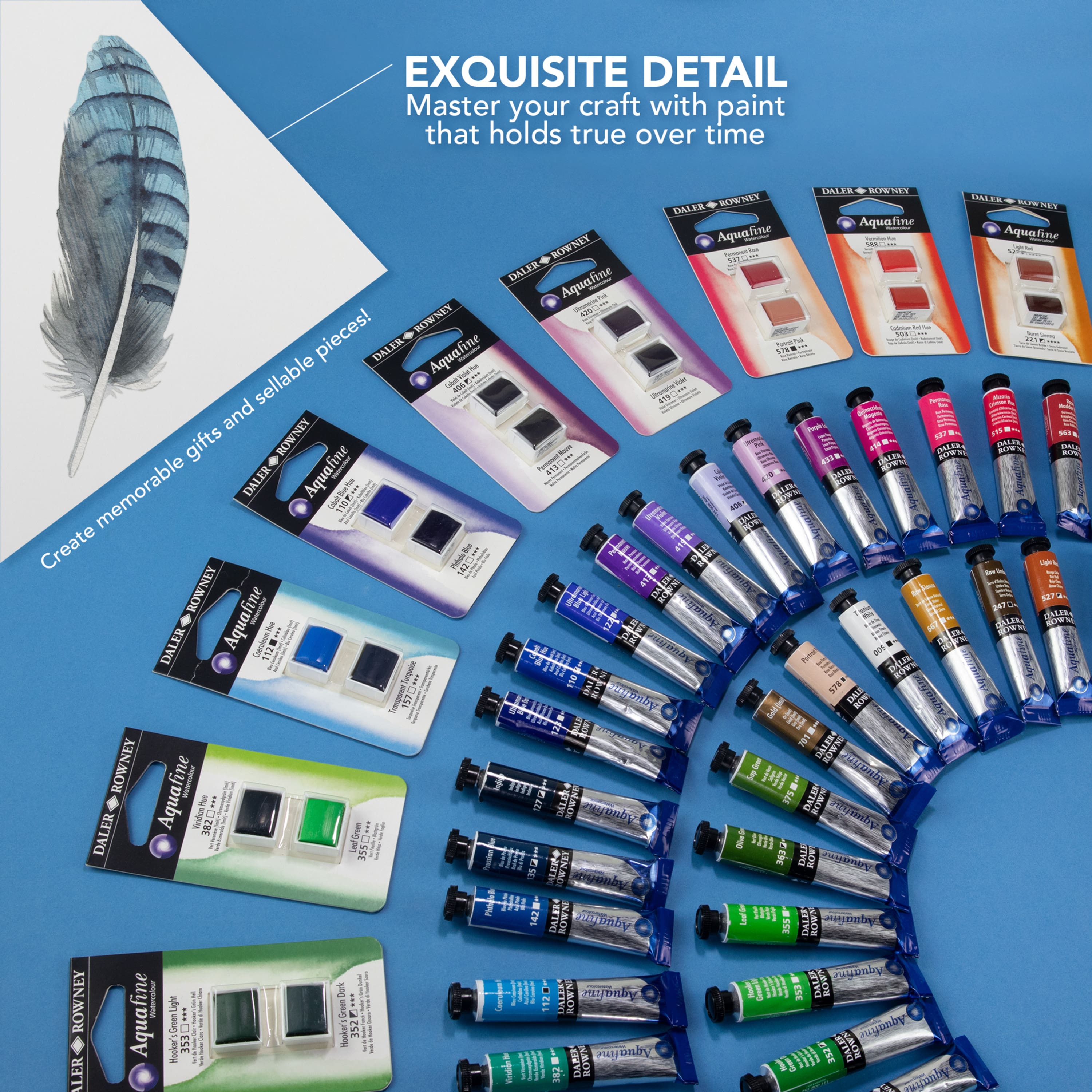 Daler-Rowney&#xAE; Aquafine Watercolour Paint, 8mL