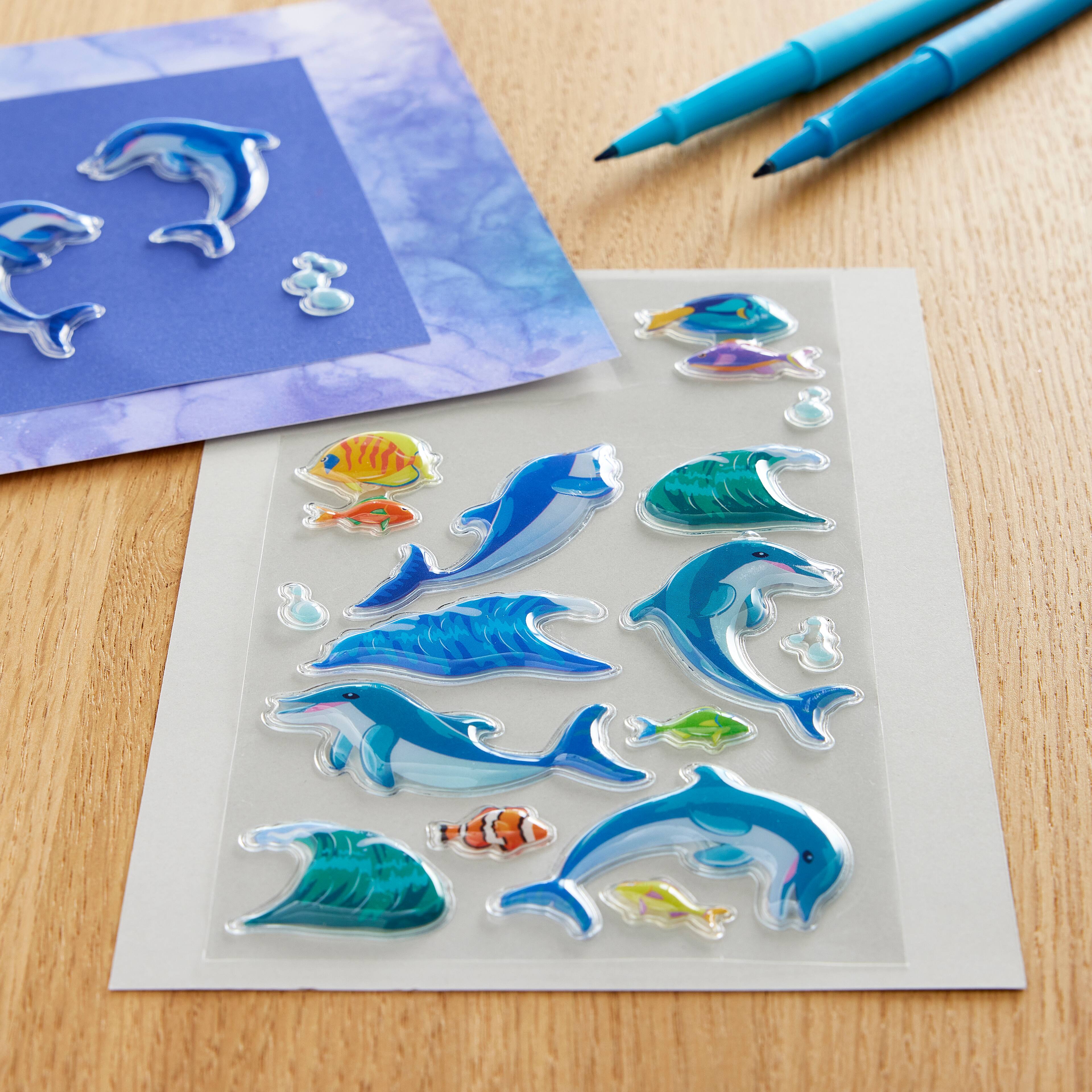 12 Pack: Dolphin Stickers by Recollections&#x2122;